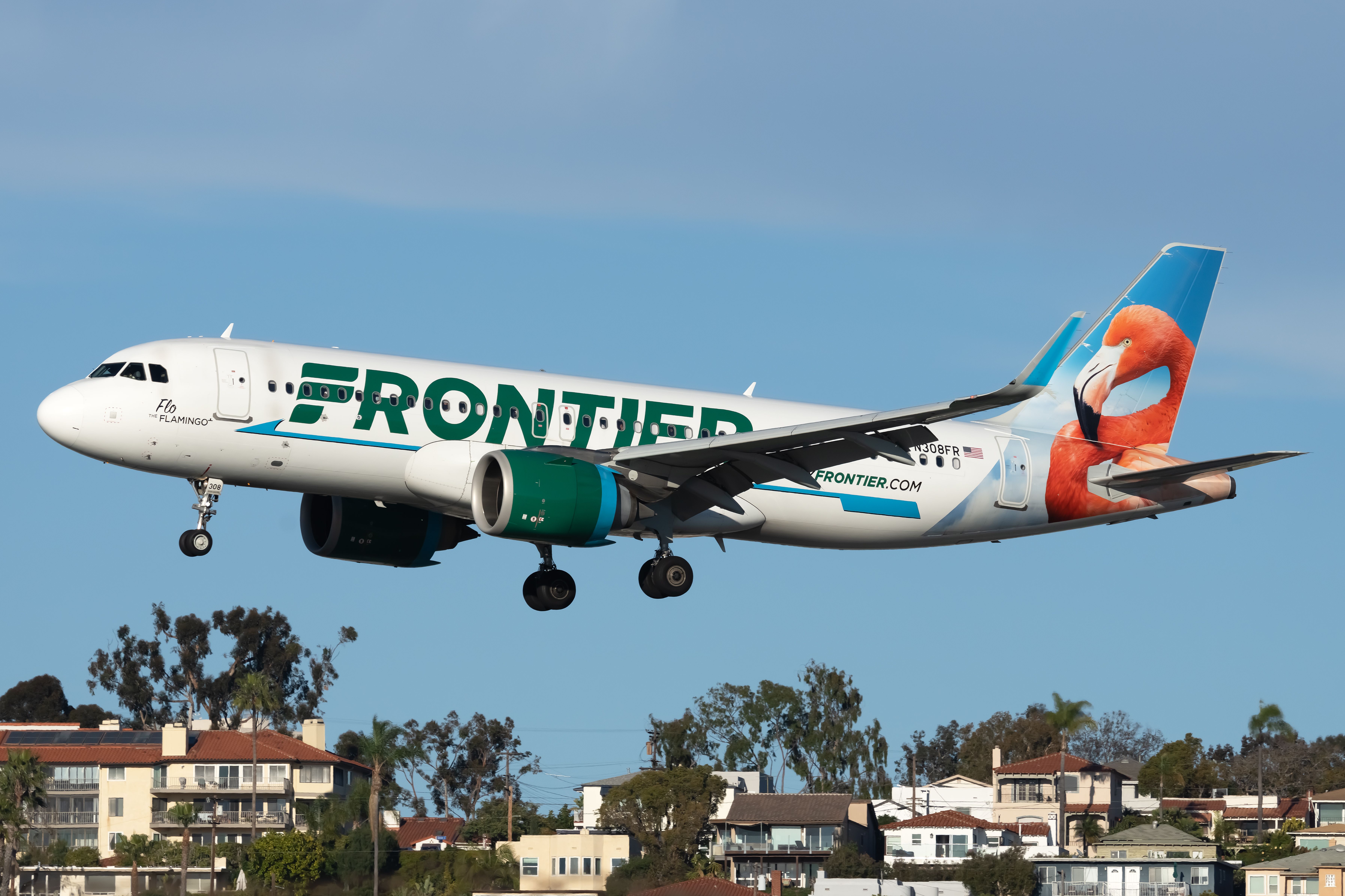 N308FR Frontier Airbus A320-251N (1)