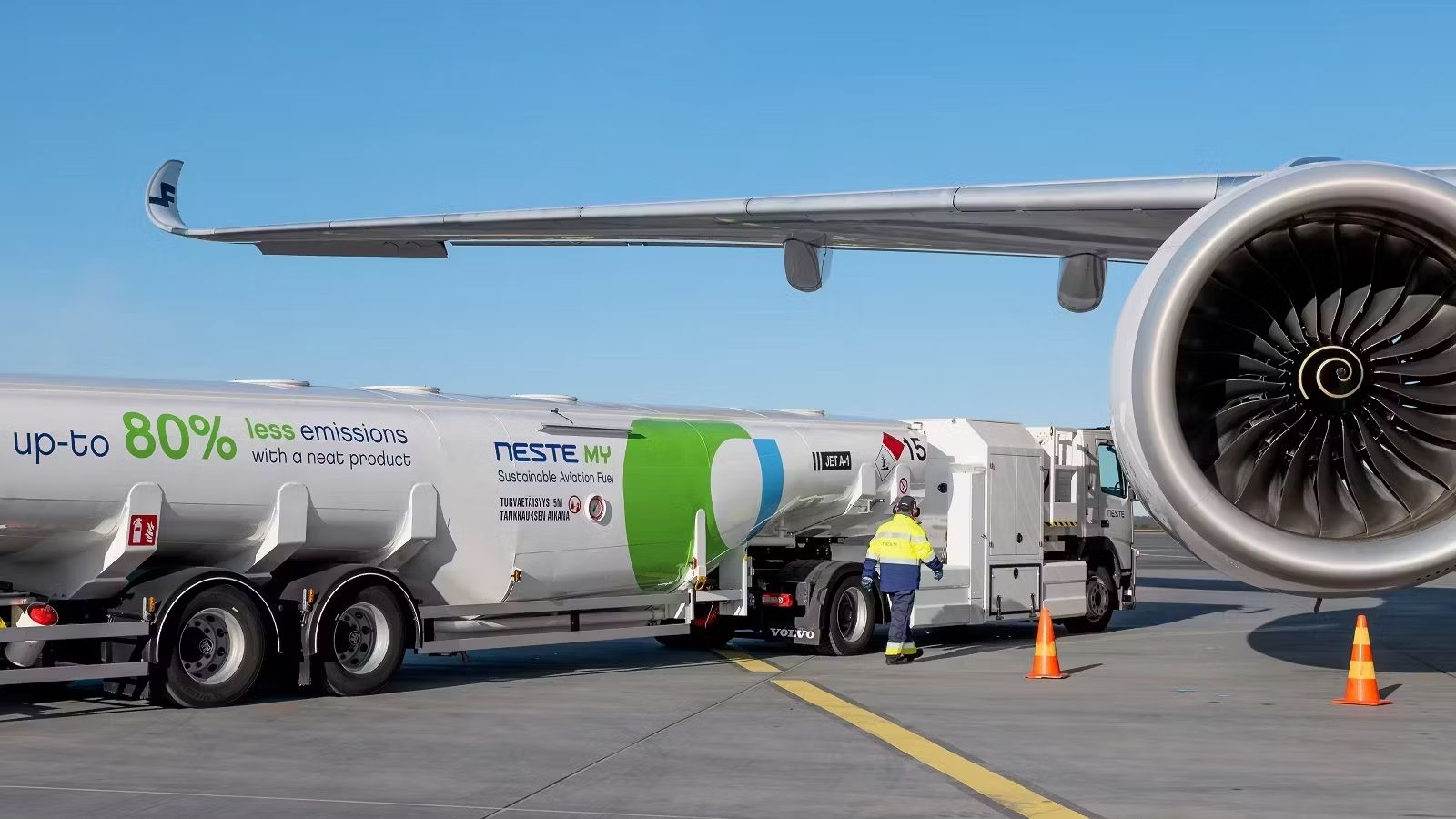 Sustainable Aviation Fuel tanker