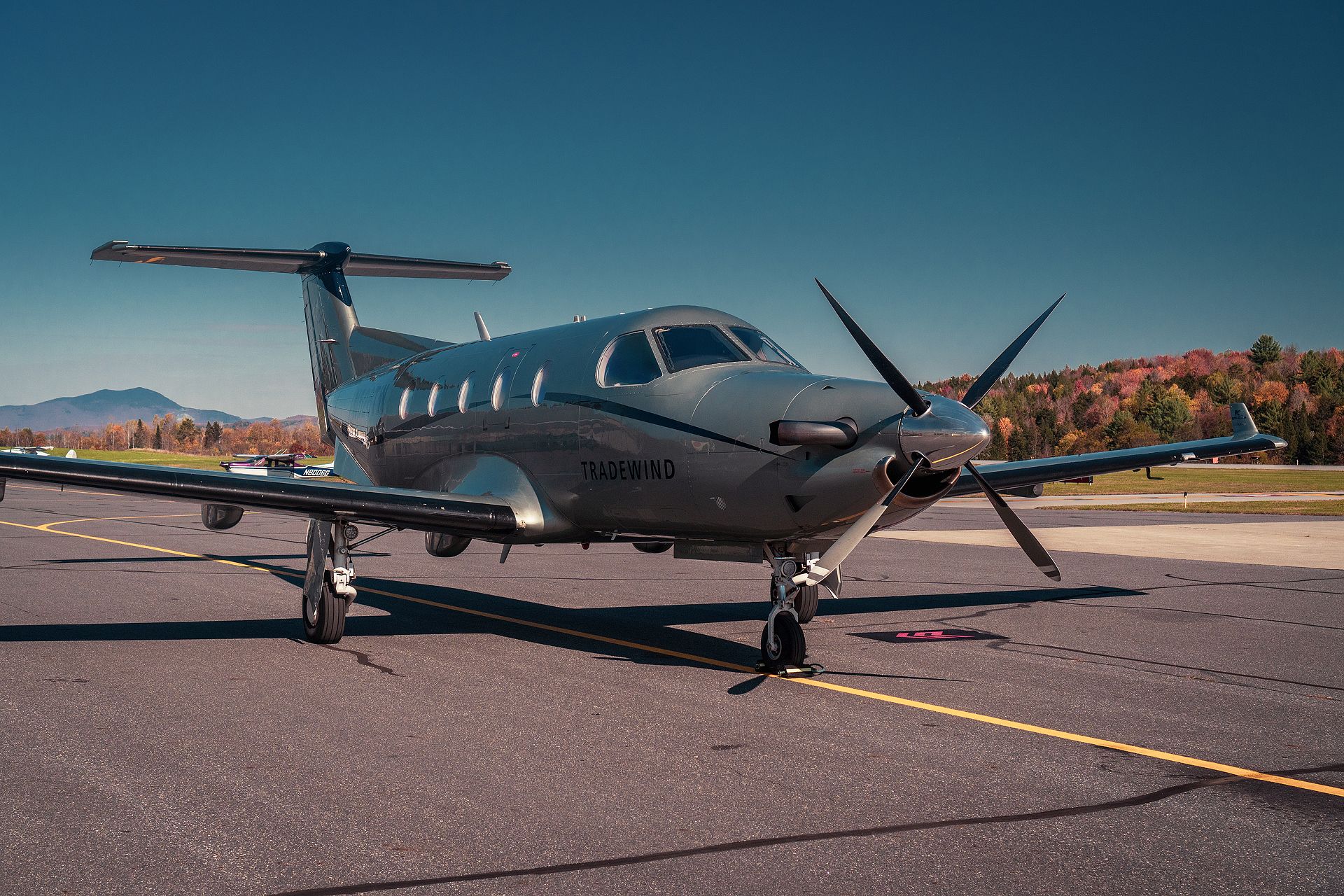 Pilatus PC-12 in the Fall