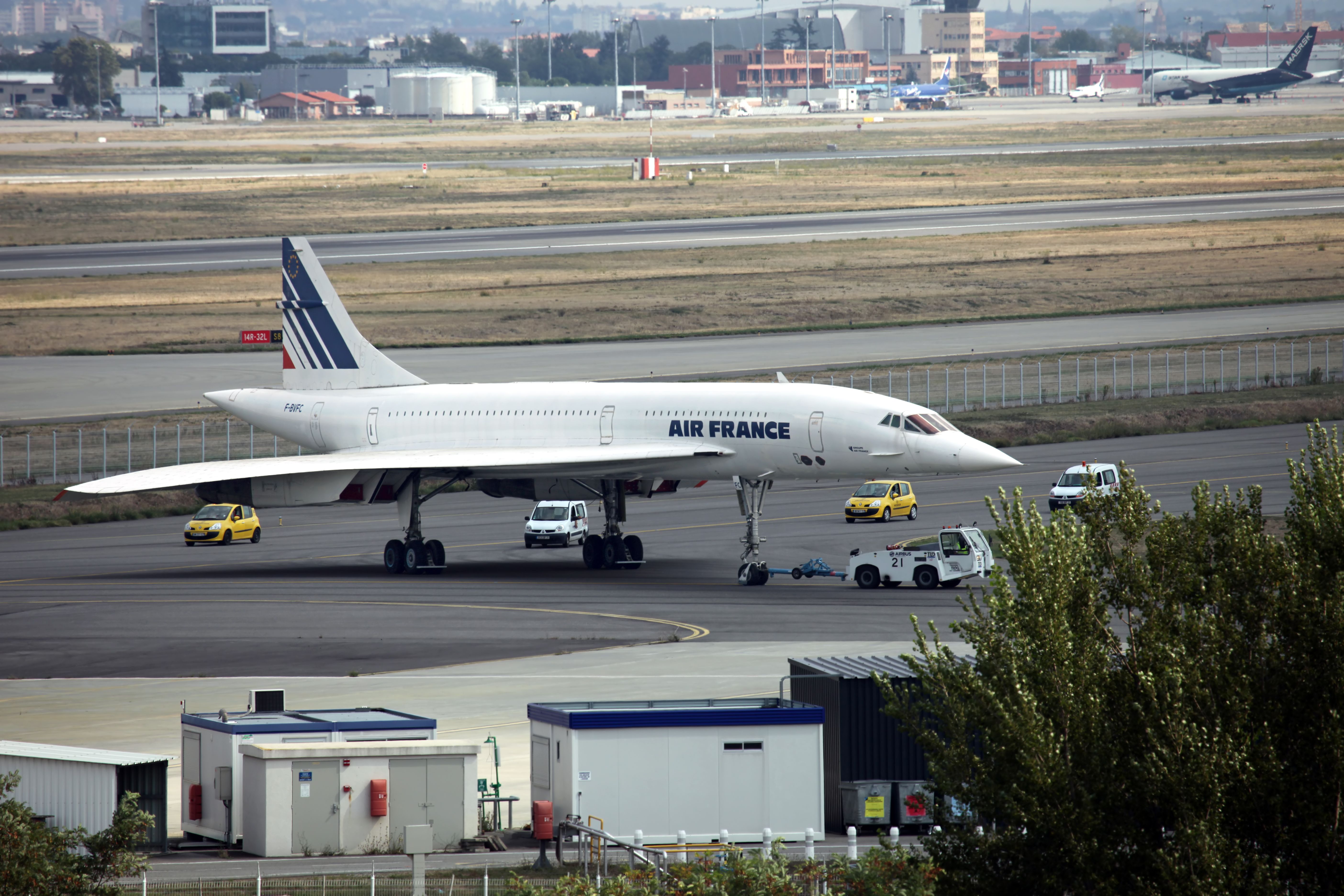 Air France Concorde On The Ground In Toulouse