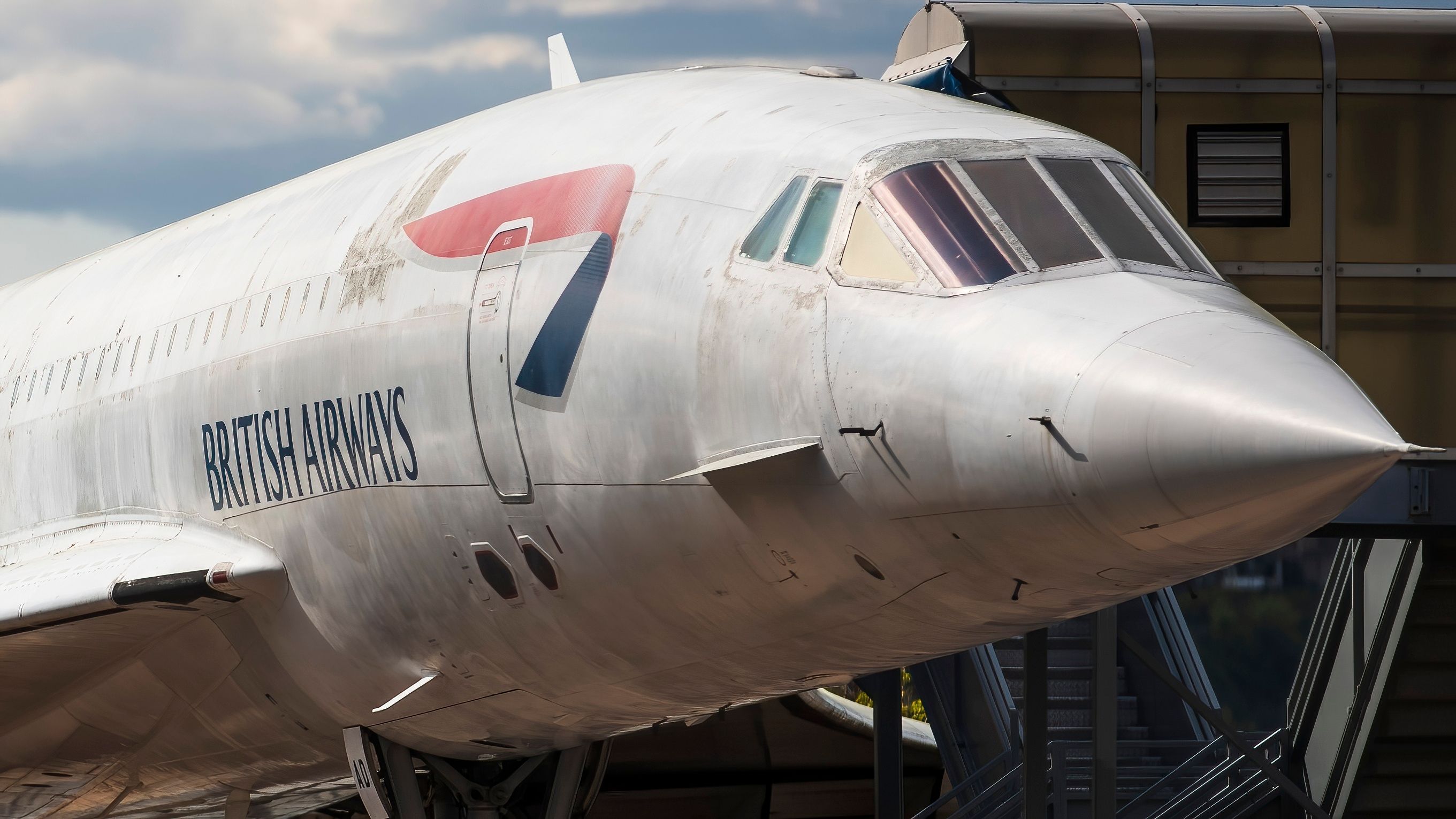 British Airways Concorde Nose Closeup