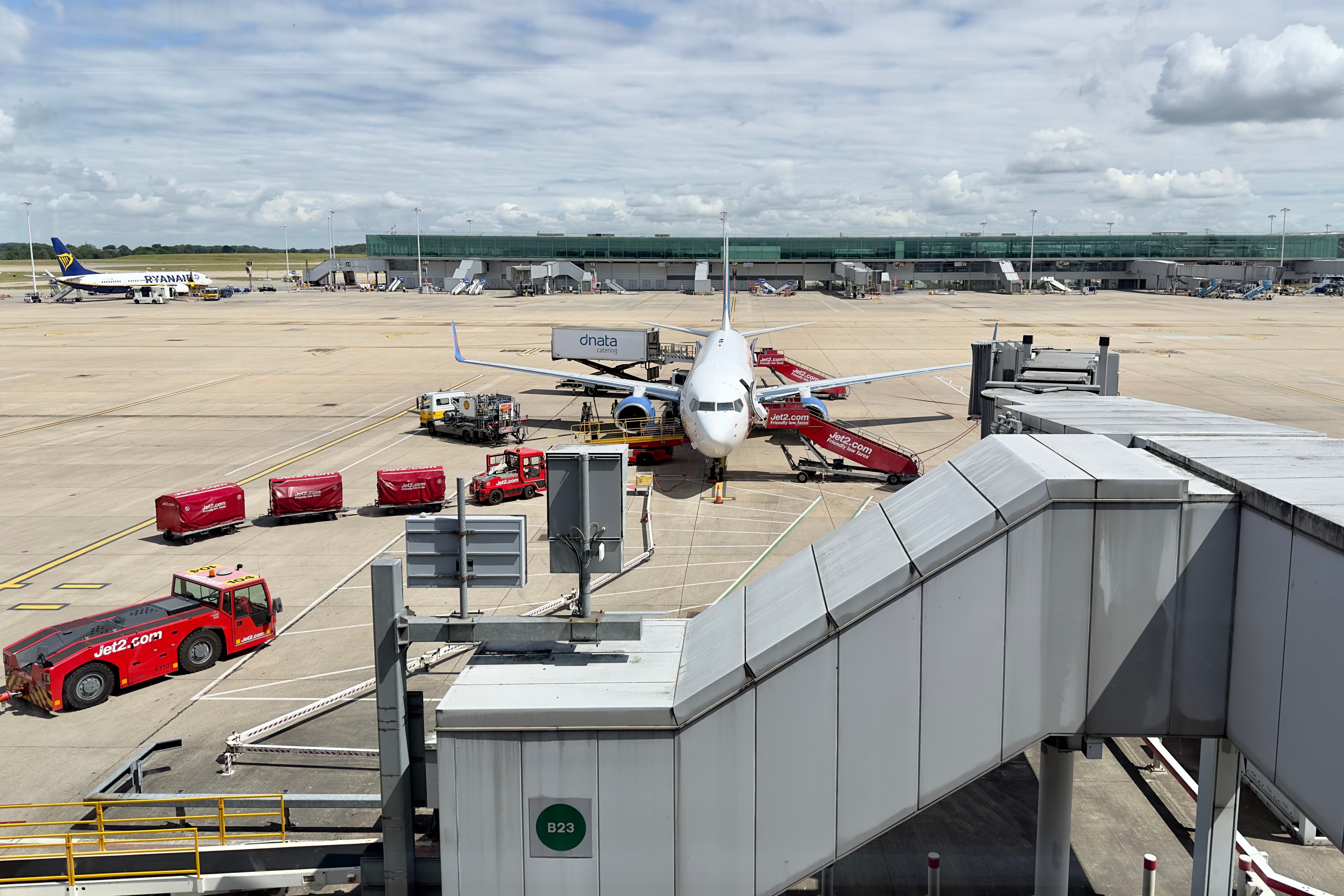 London Stansted Airport Tarmac Overview