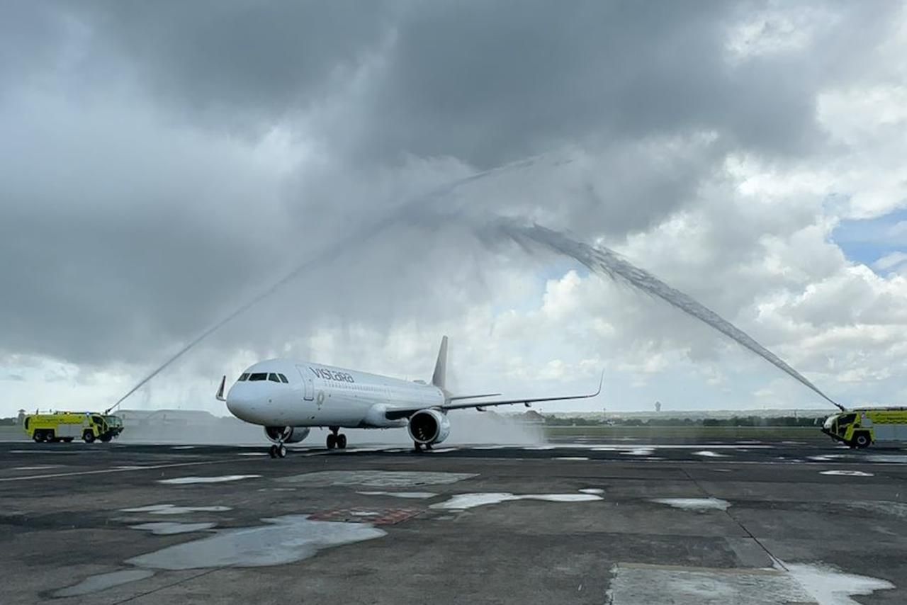 Vistara Lands Its First Airbus A321 Flight To Doha