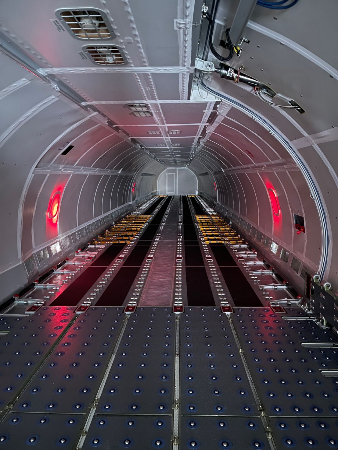 Inside of A321P2F
