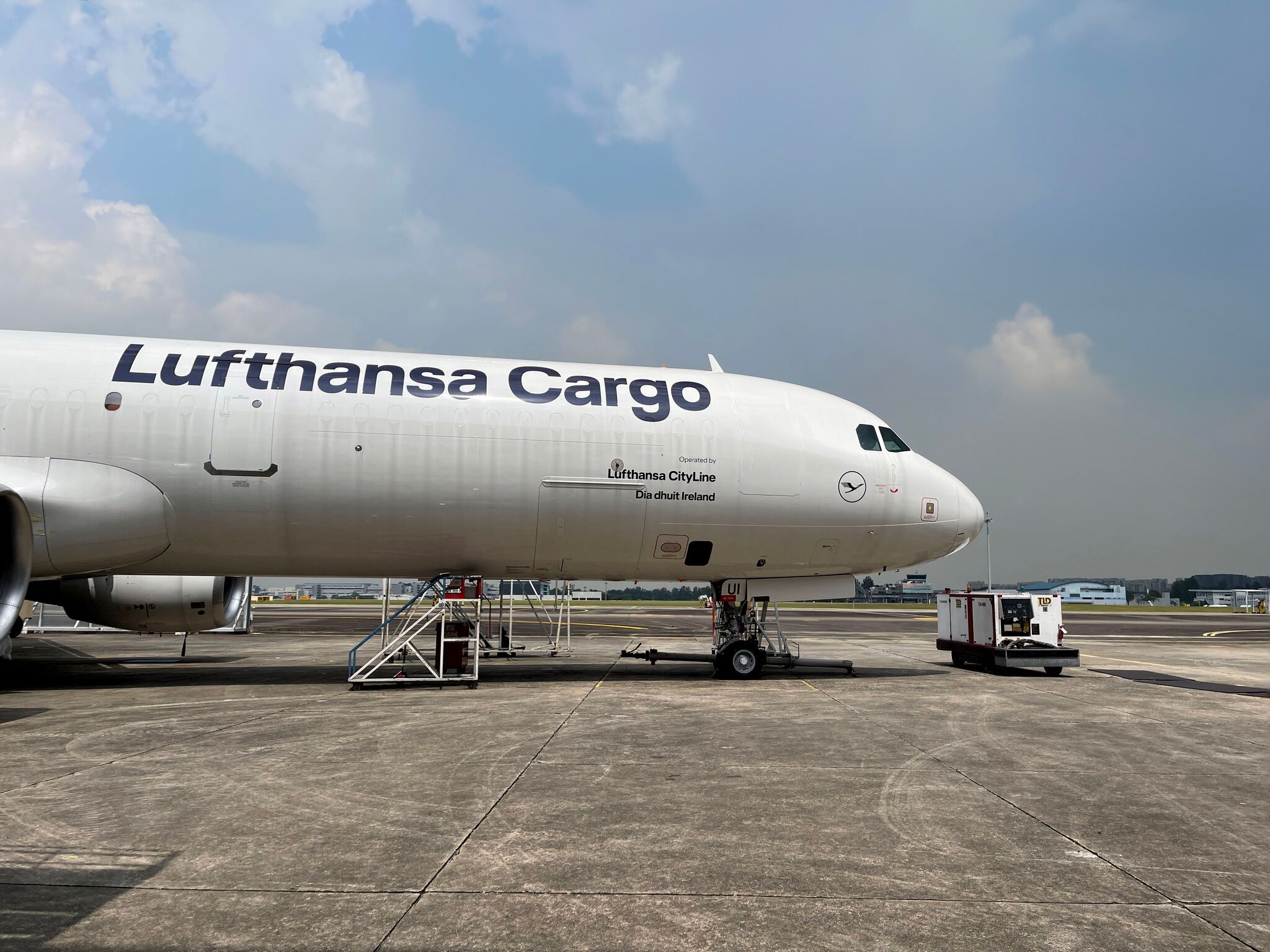A Lufthansa Cargo A321P2F