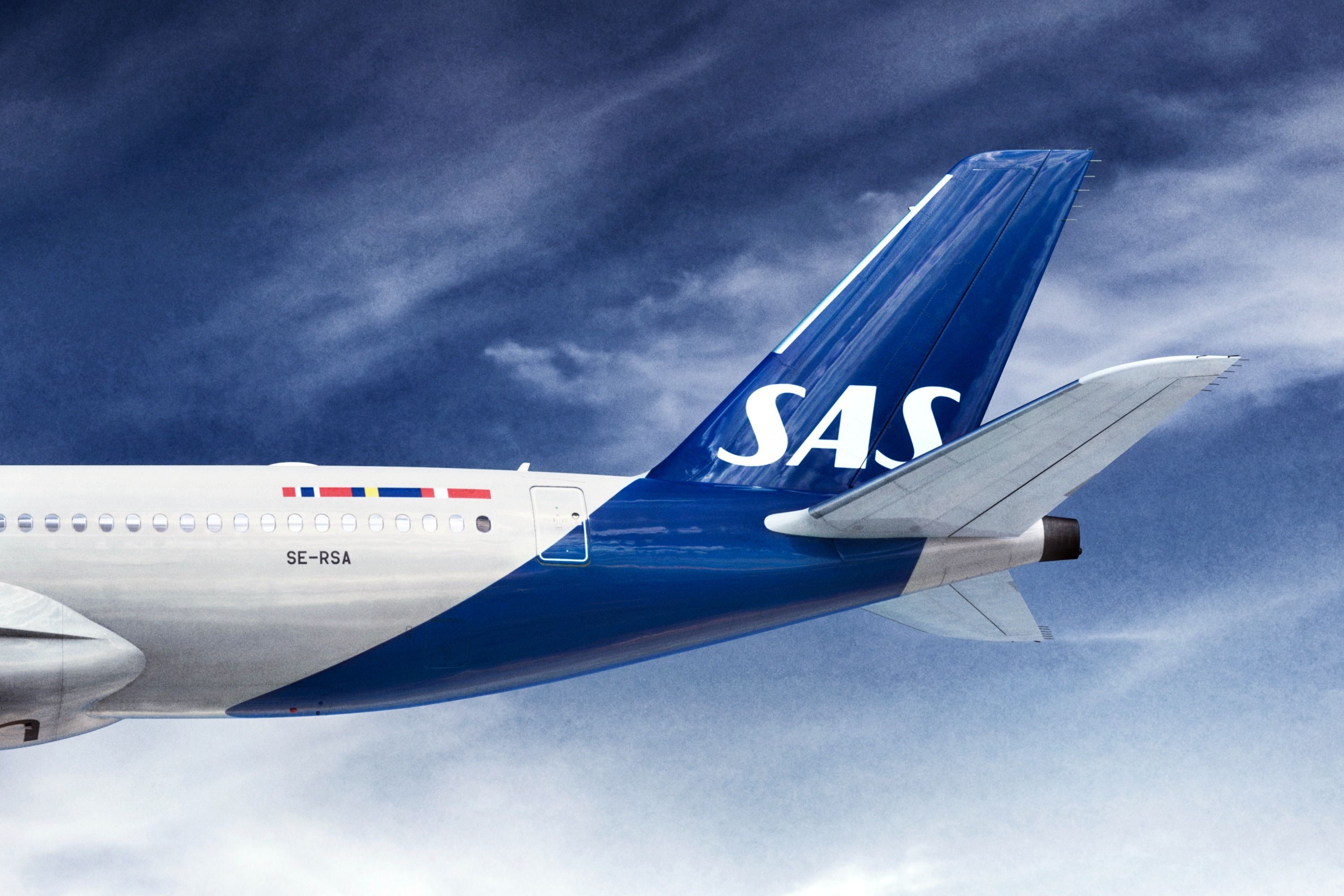 SAS aircraft tail