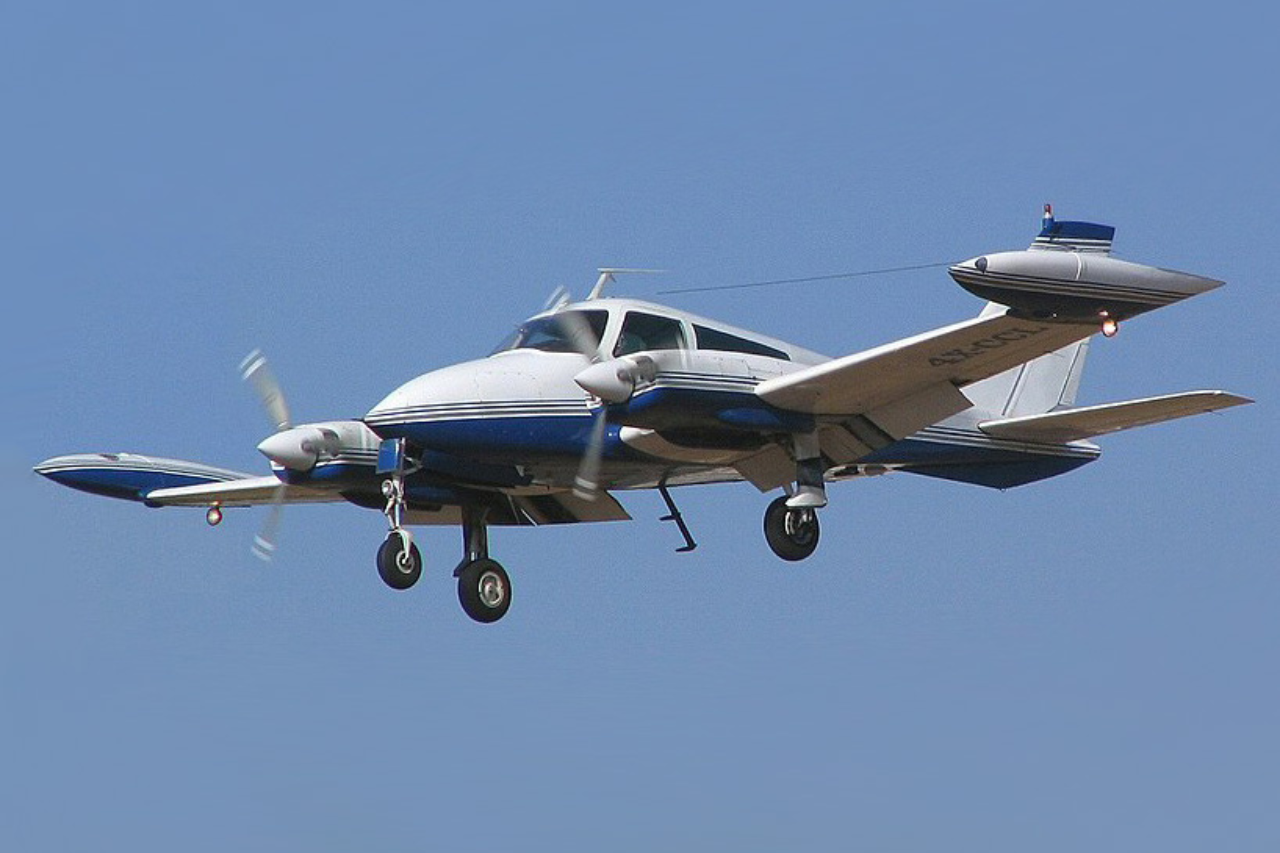 Five Various Twin Engine Cessna Aircraft