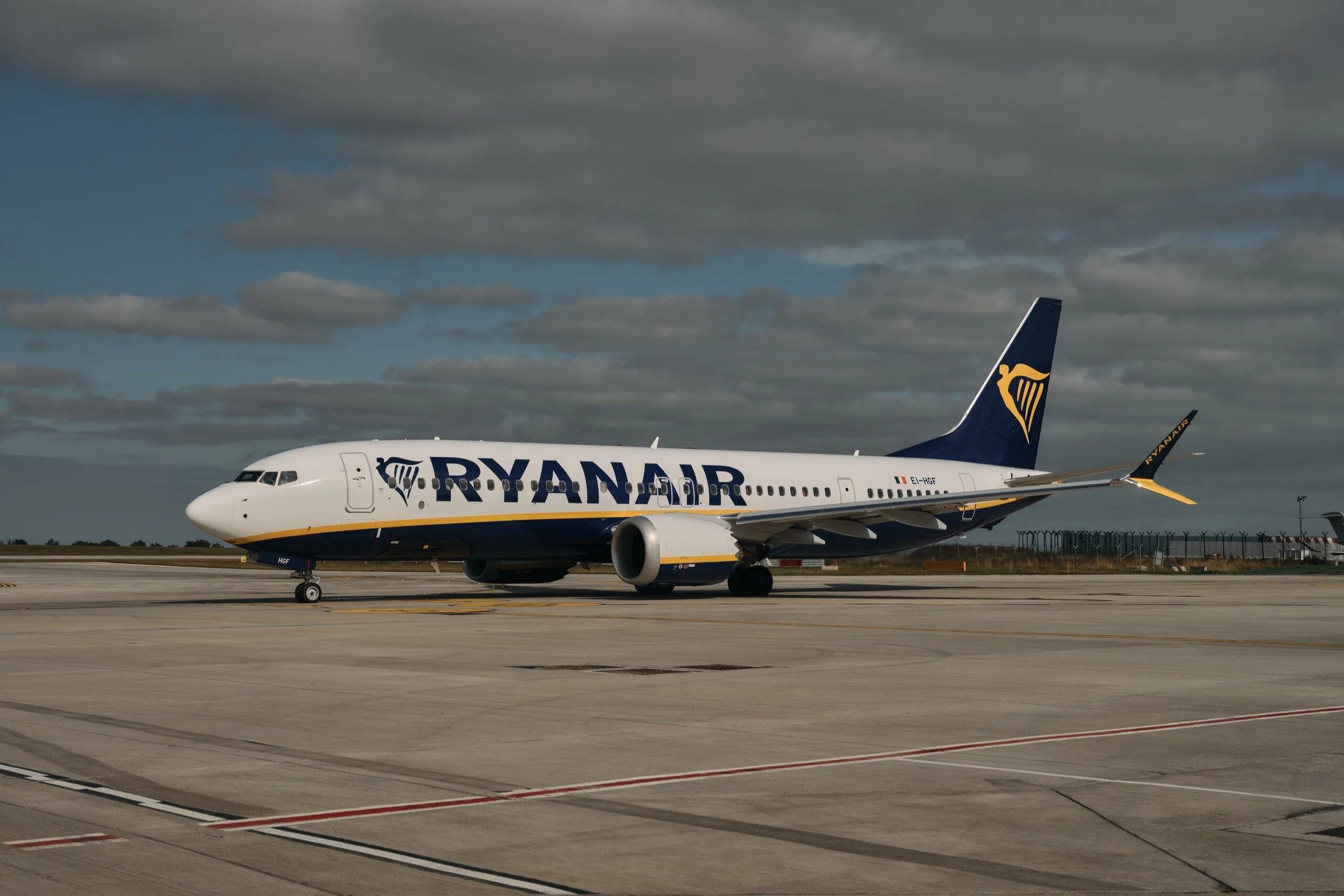 Ryanair Boeing 737 MAX Parked