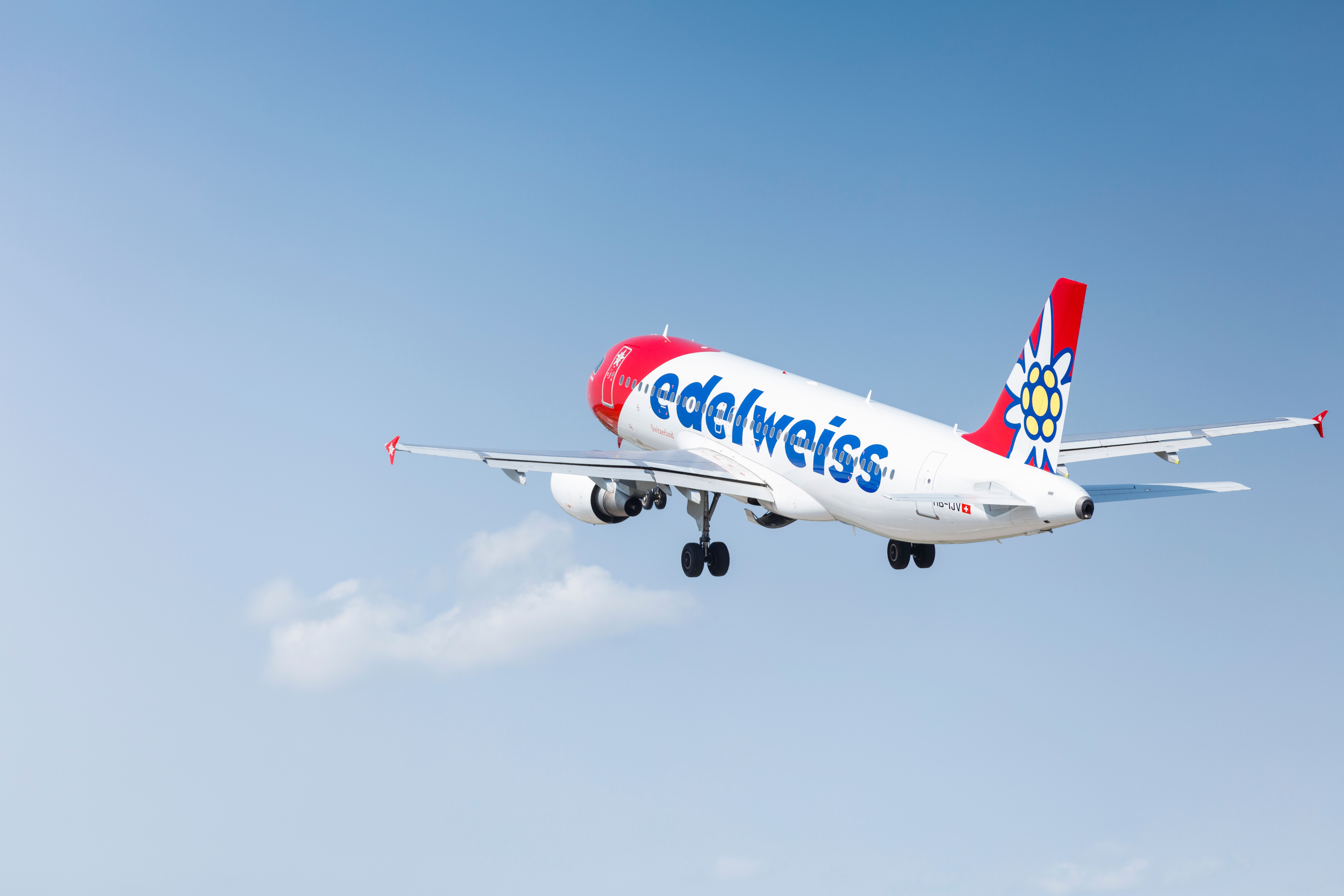Edelweiss Air Airbus A320 Taking Off