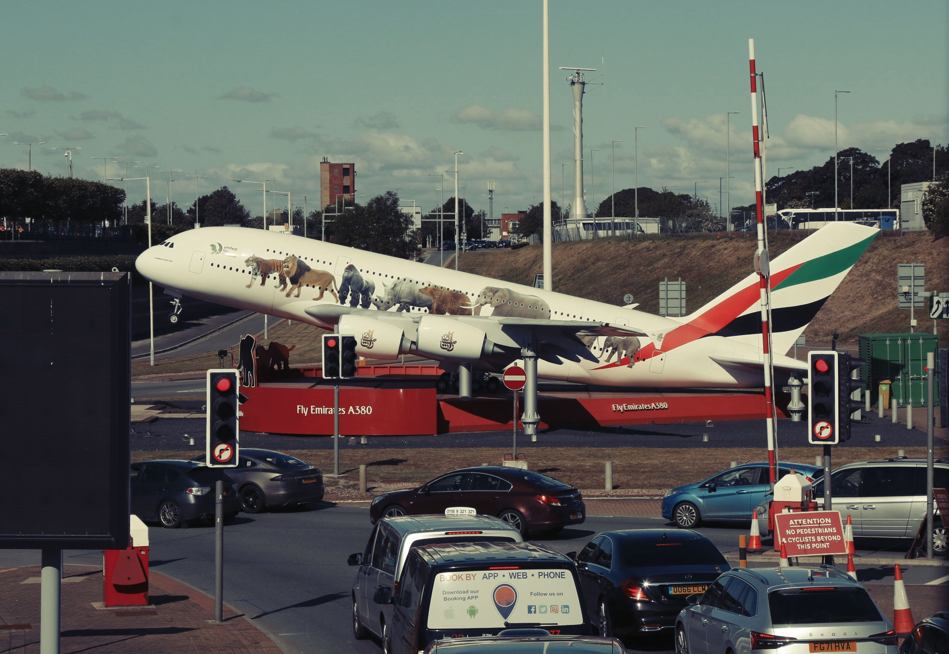 Emirates A380 roundabout