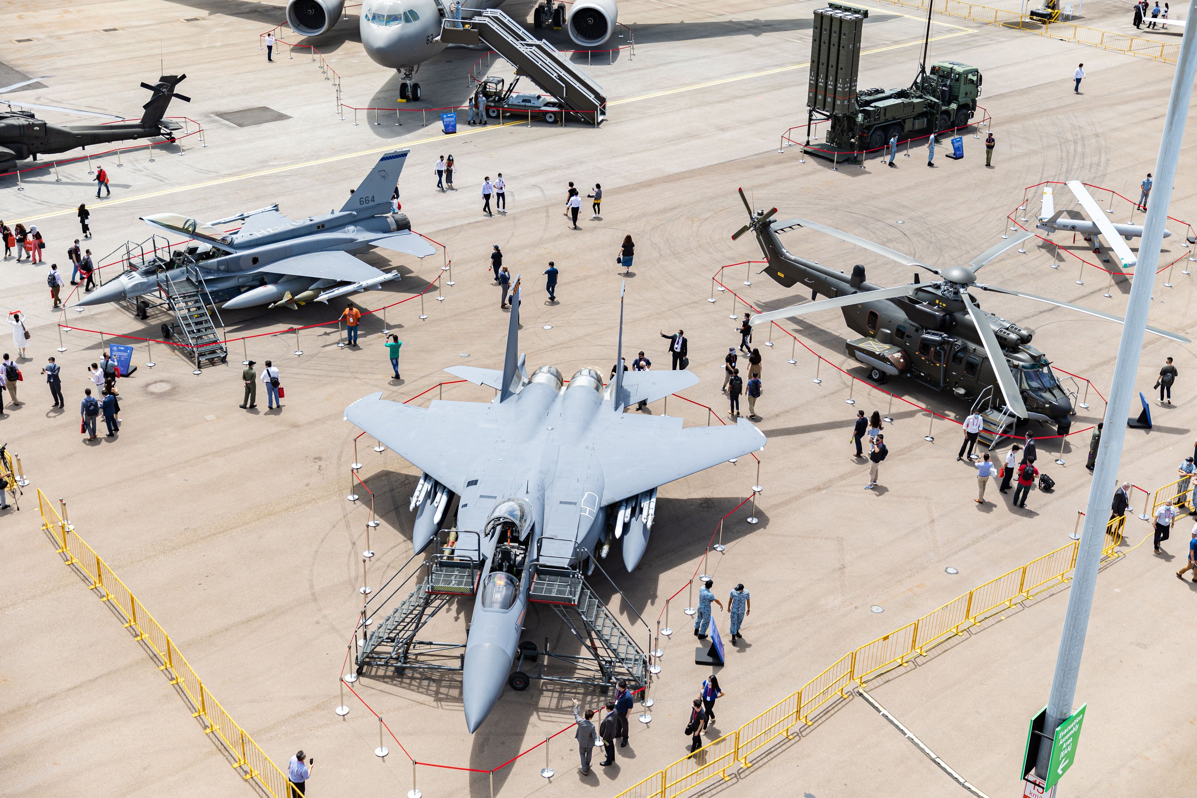 2022 Singapore Airshow Aircraft Static Display