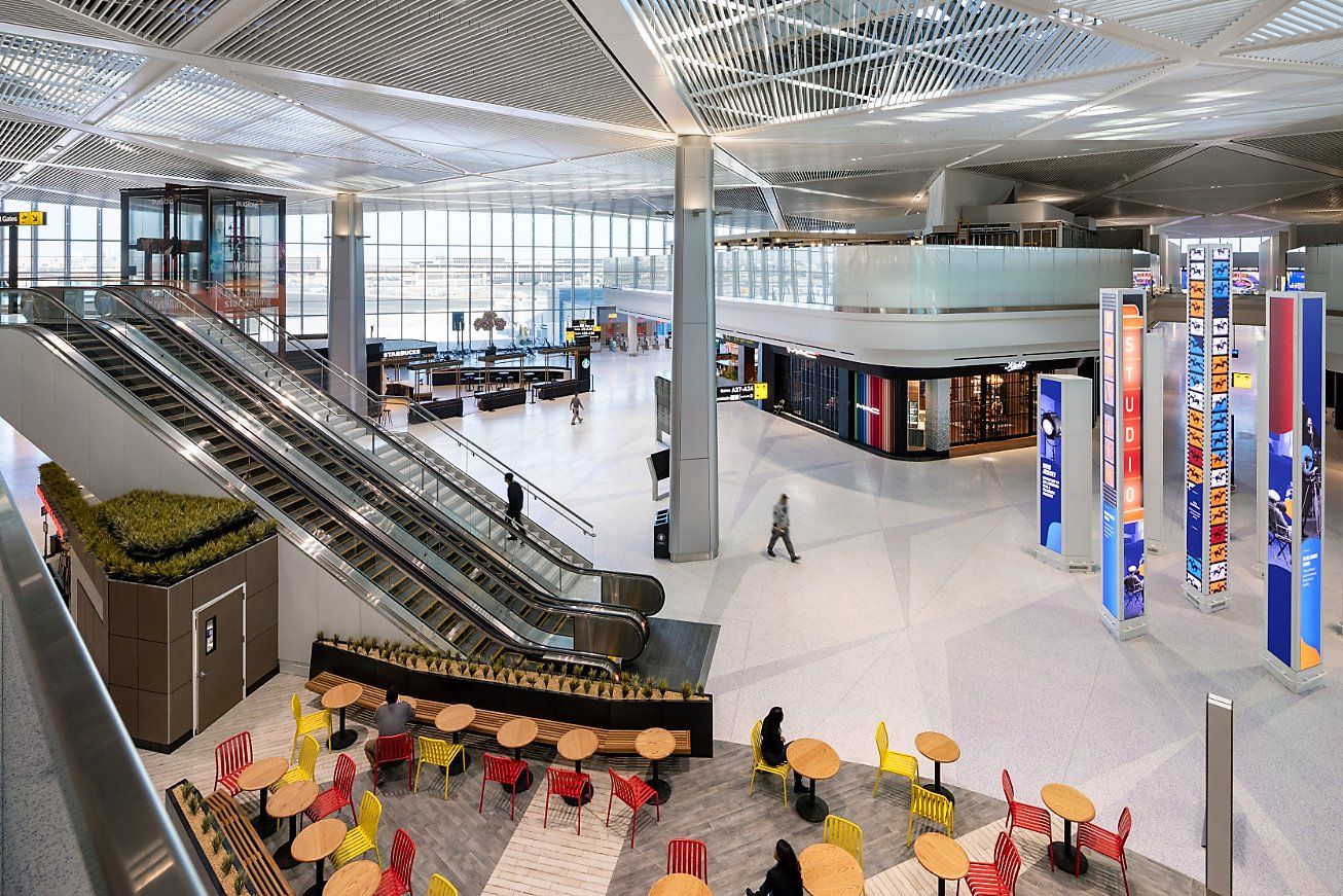 Terminal A at Newark Liberty International Airport. 