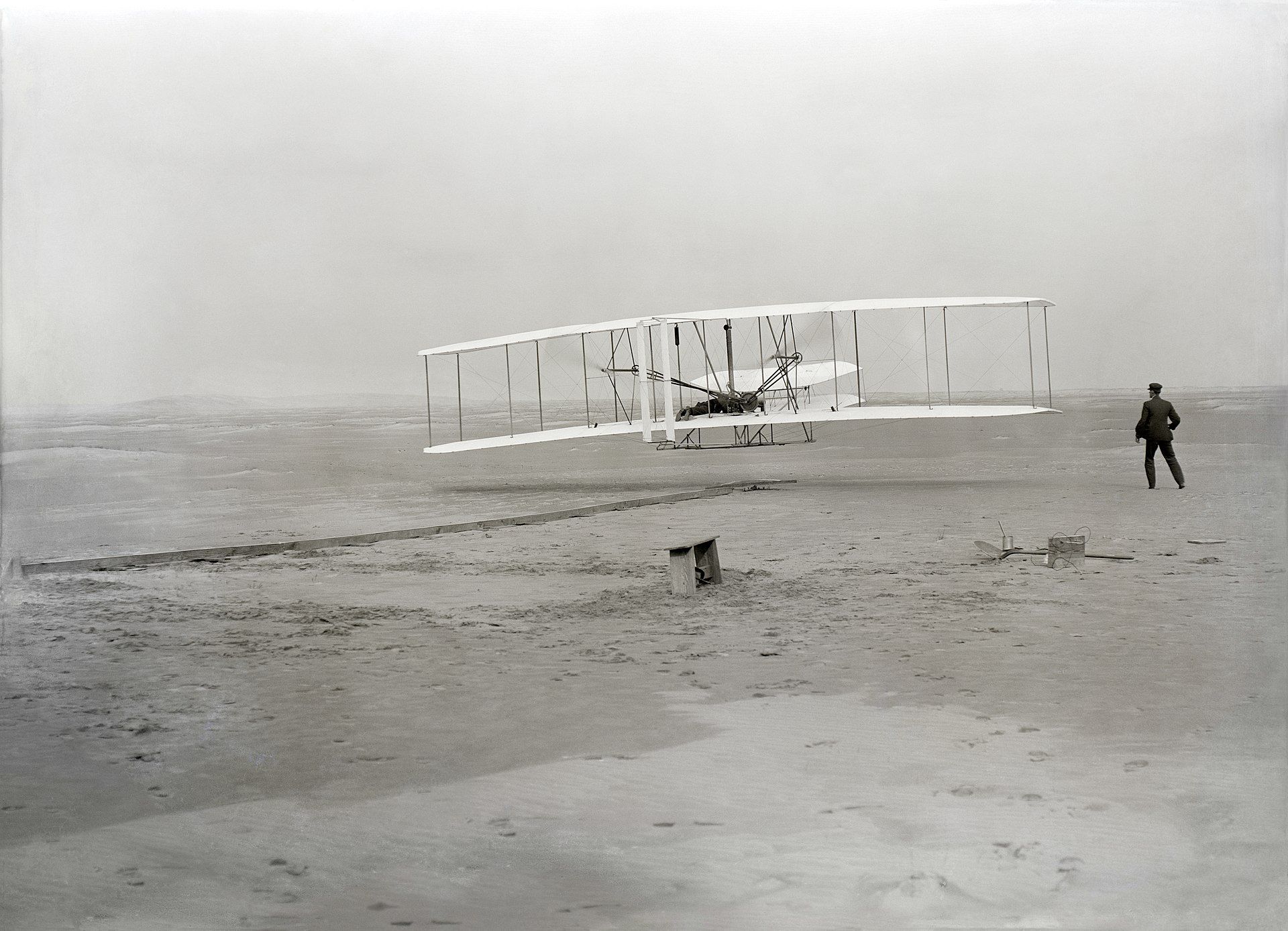 The Wright Flyer.