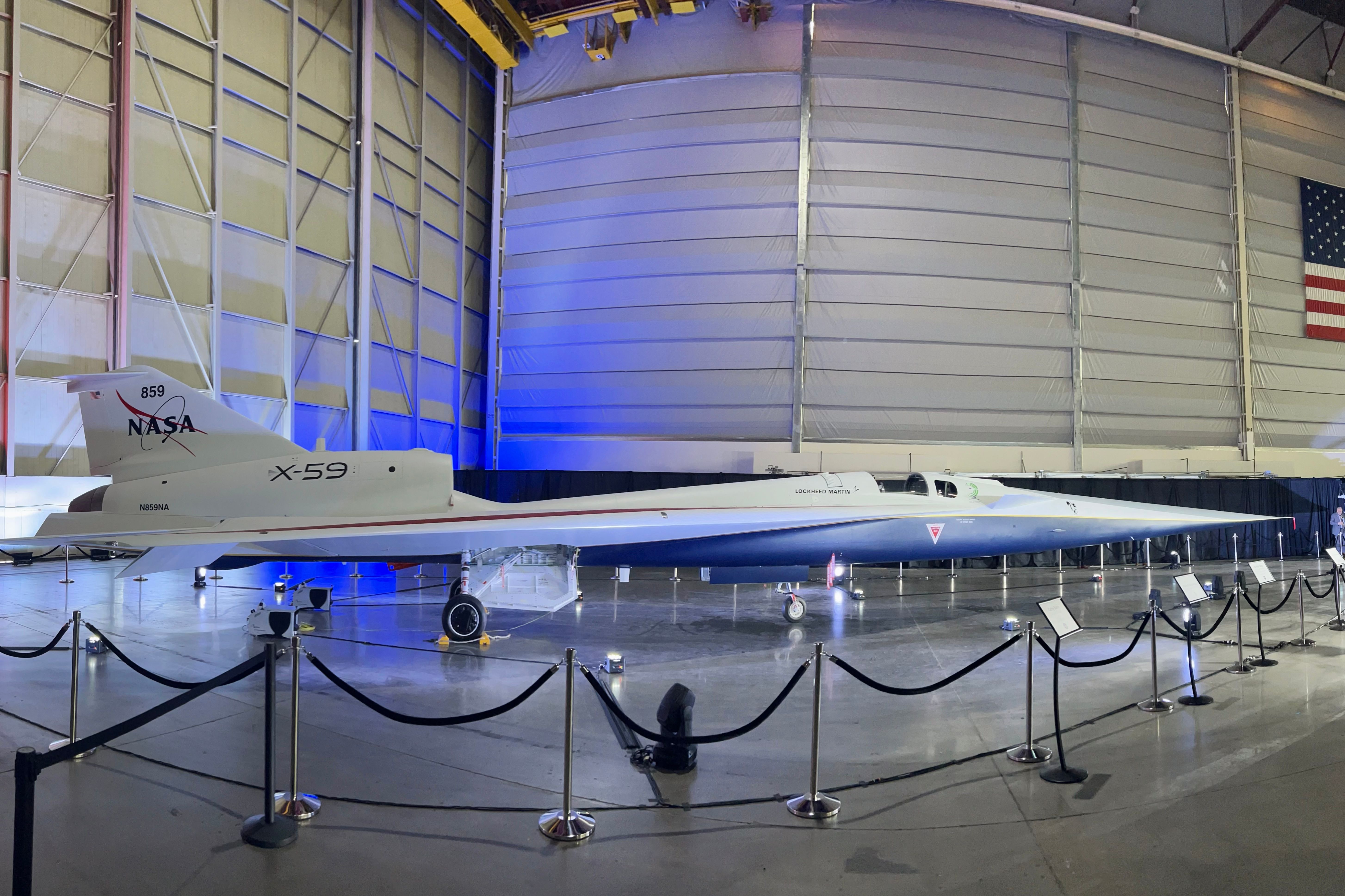 The NASA and Lockheed Martin X-59