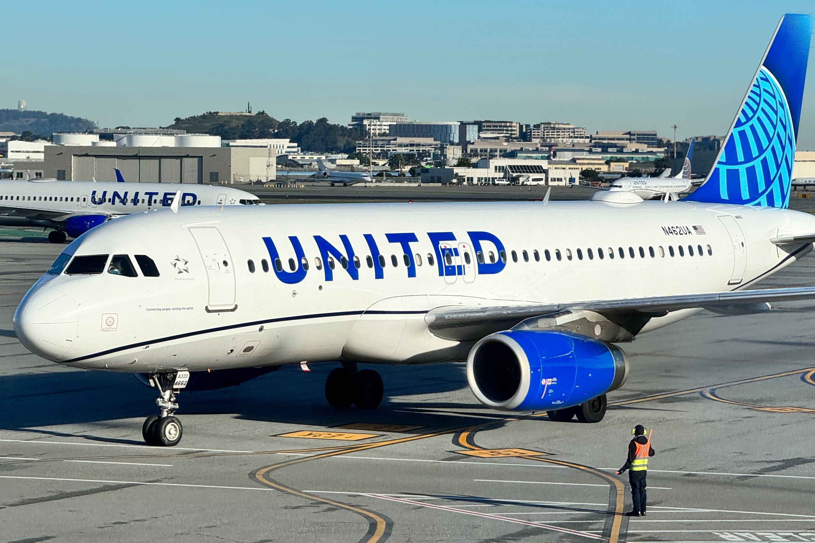 United Airlines Airbus A320 at SFO