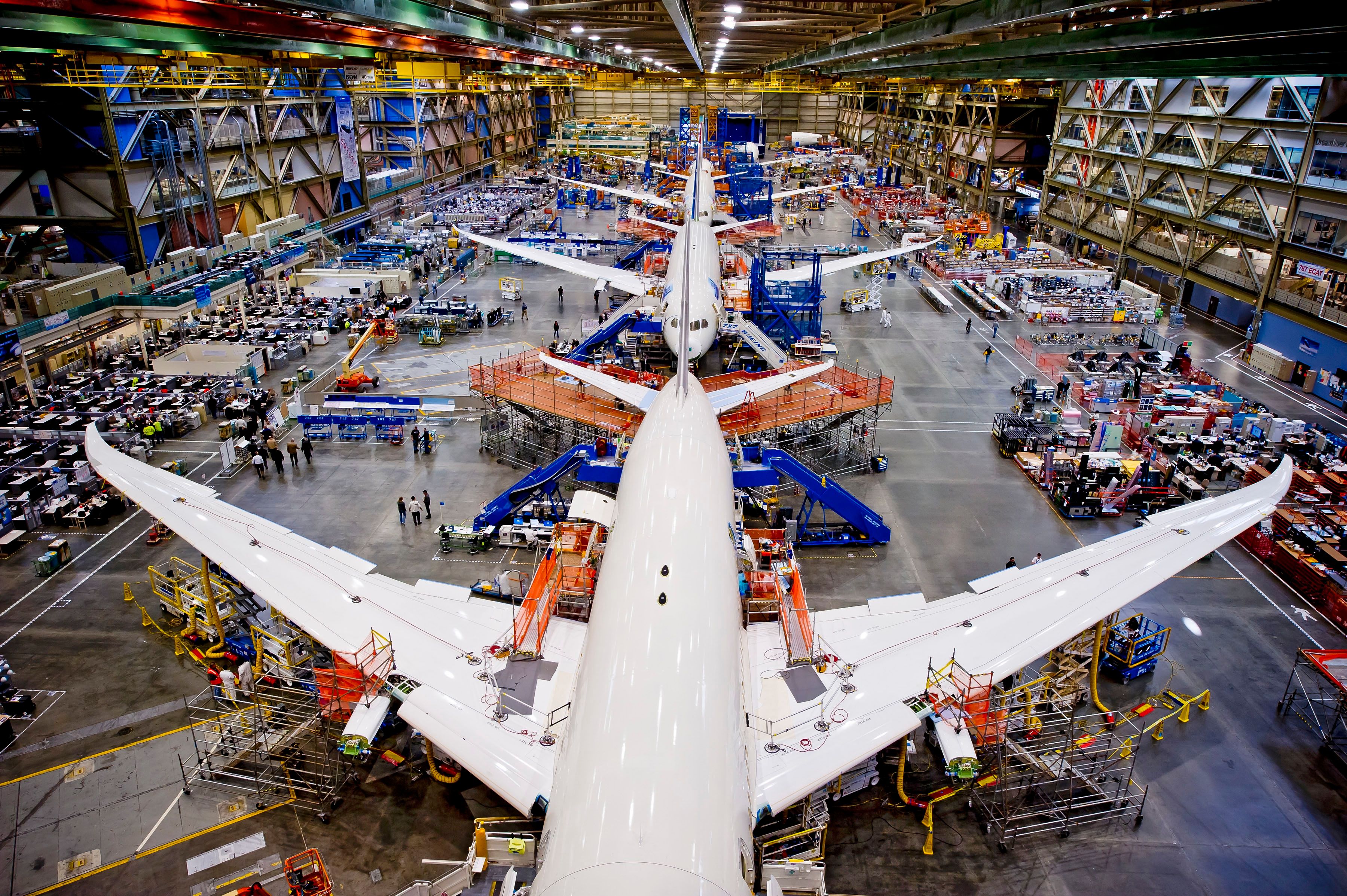 Boring 787 production in Seattle