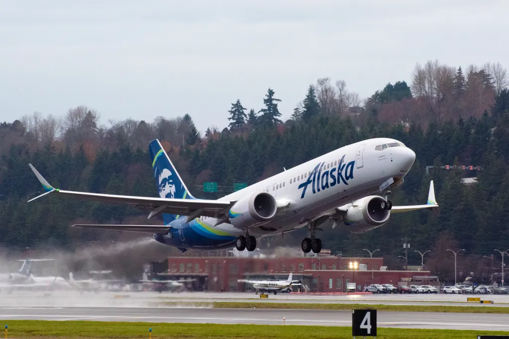 Alaska Airlines first Boeing 737 MAX 8.