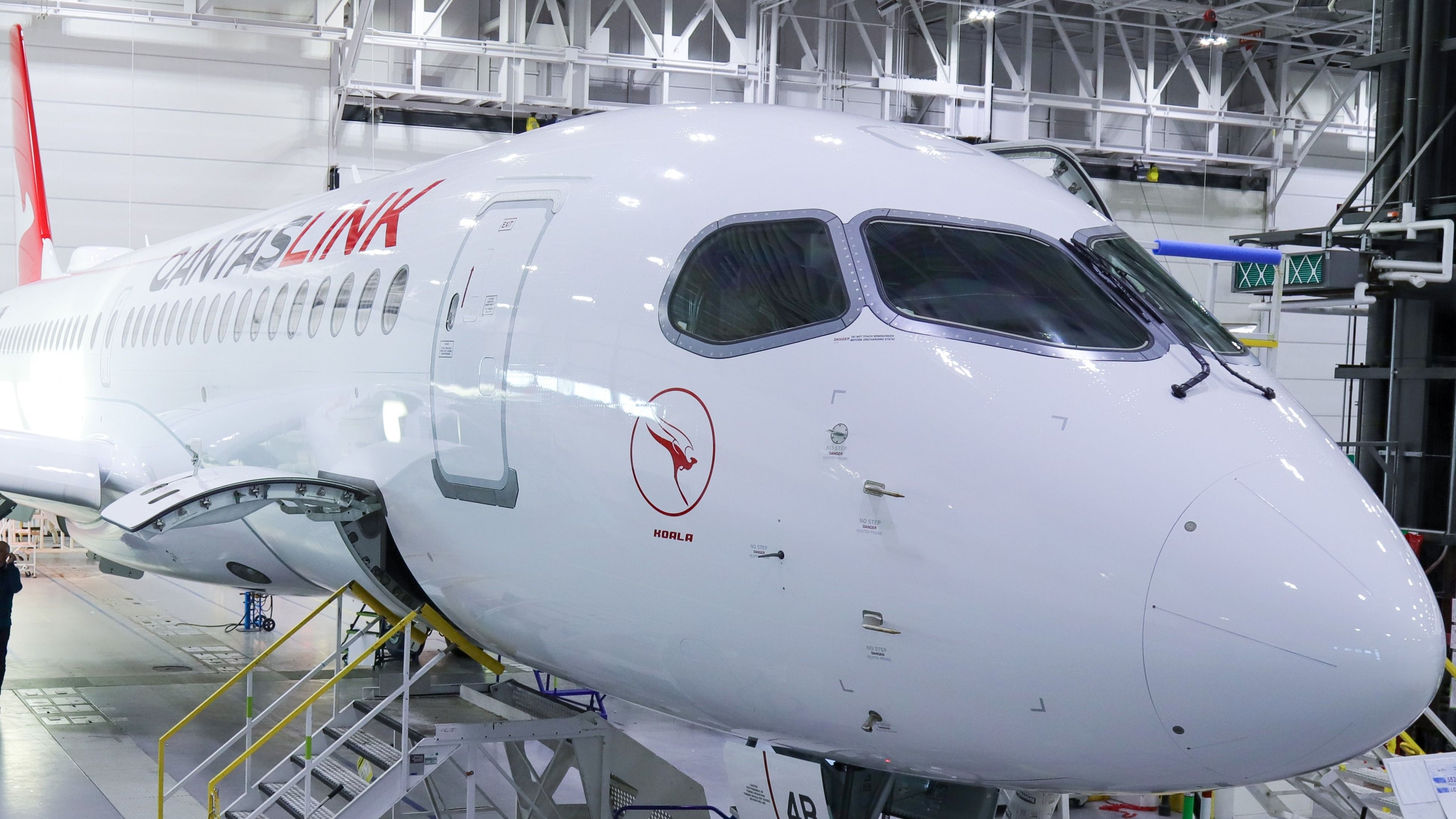 Qantas Koala Airbus A220 Lands In Tasmania As Boeing 717s Phase Out