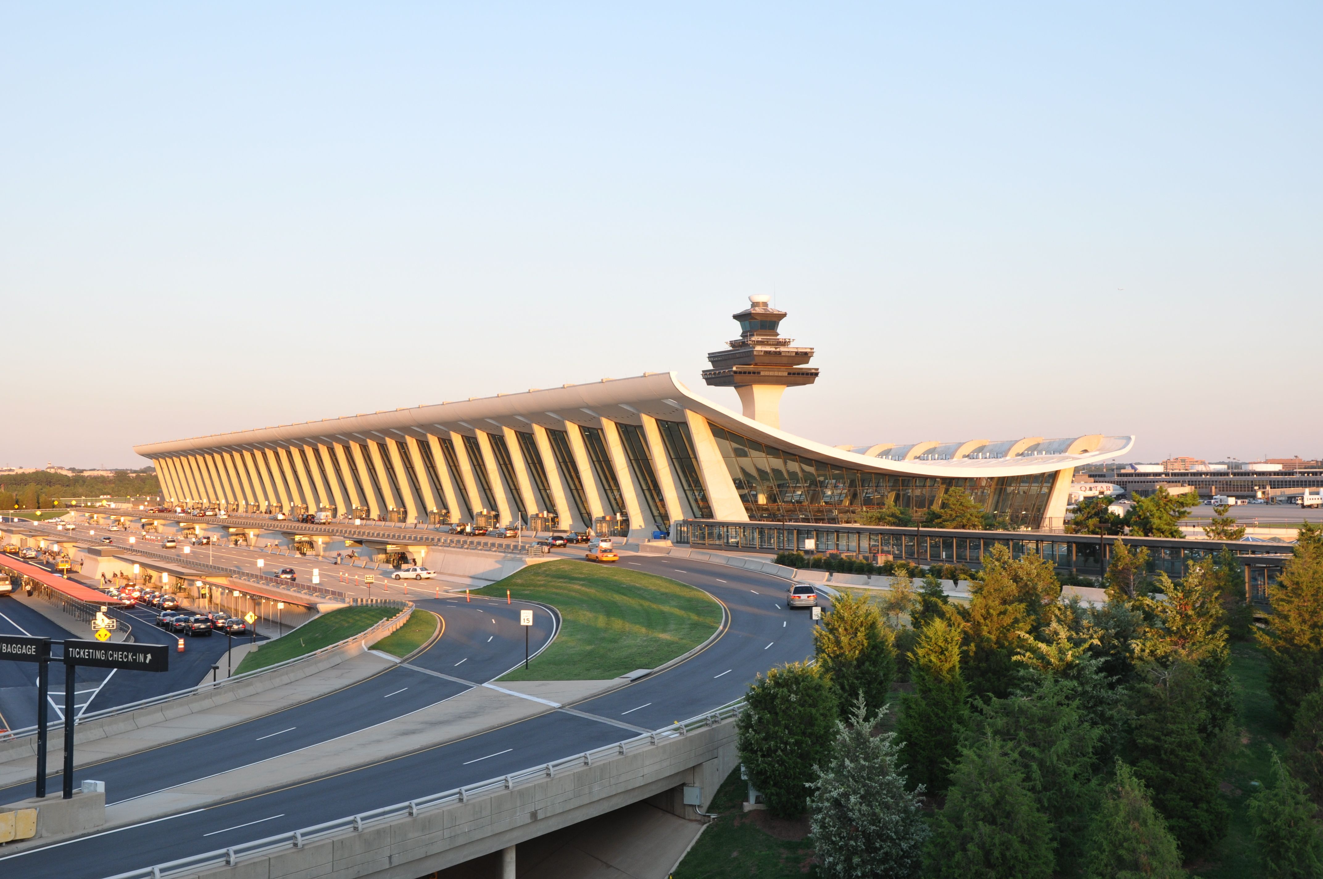 Main Terminal at Washington Dulles International Airport.
