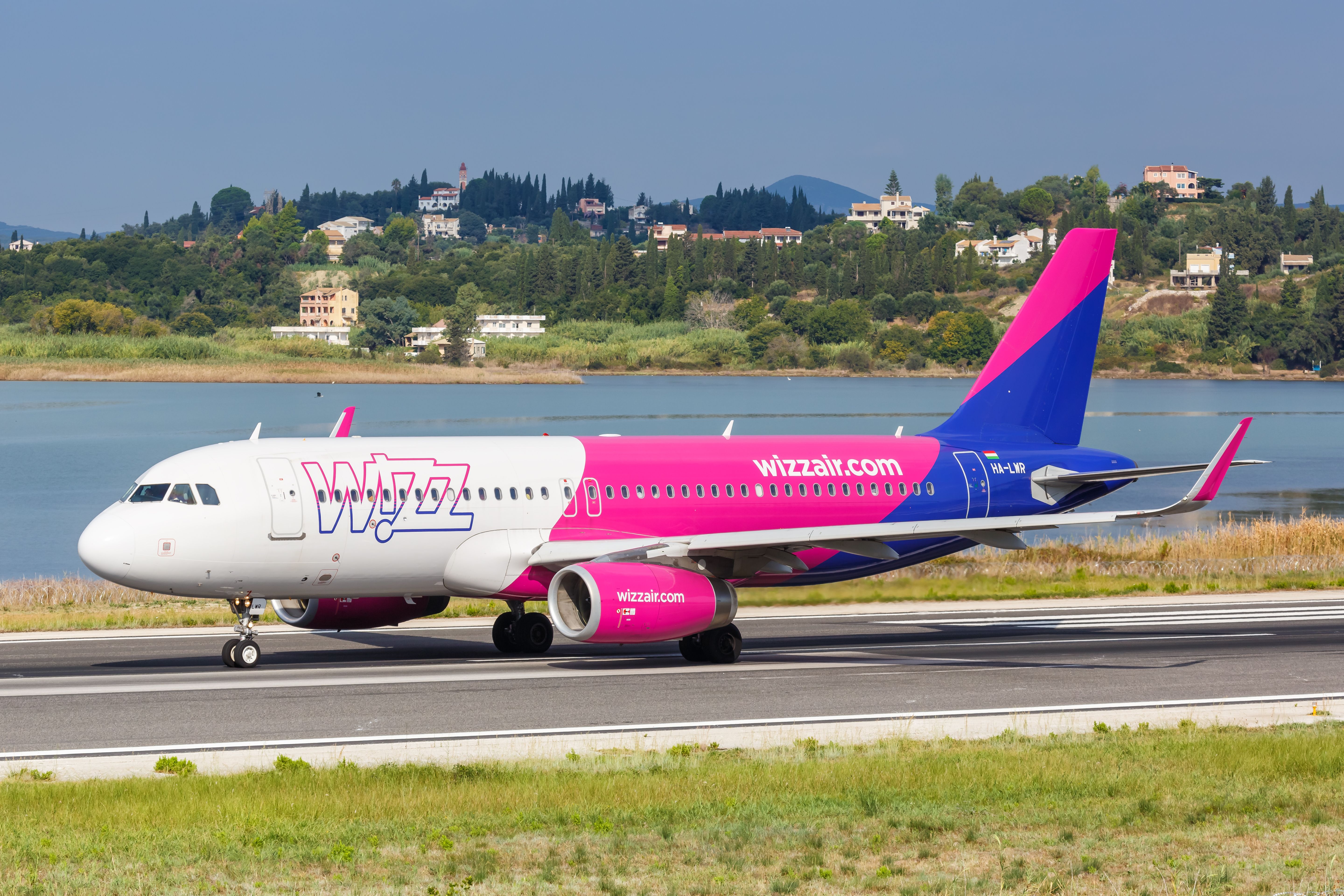 Wizz Air Airbus A320 On The Runway In Corfu