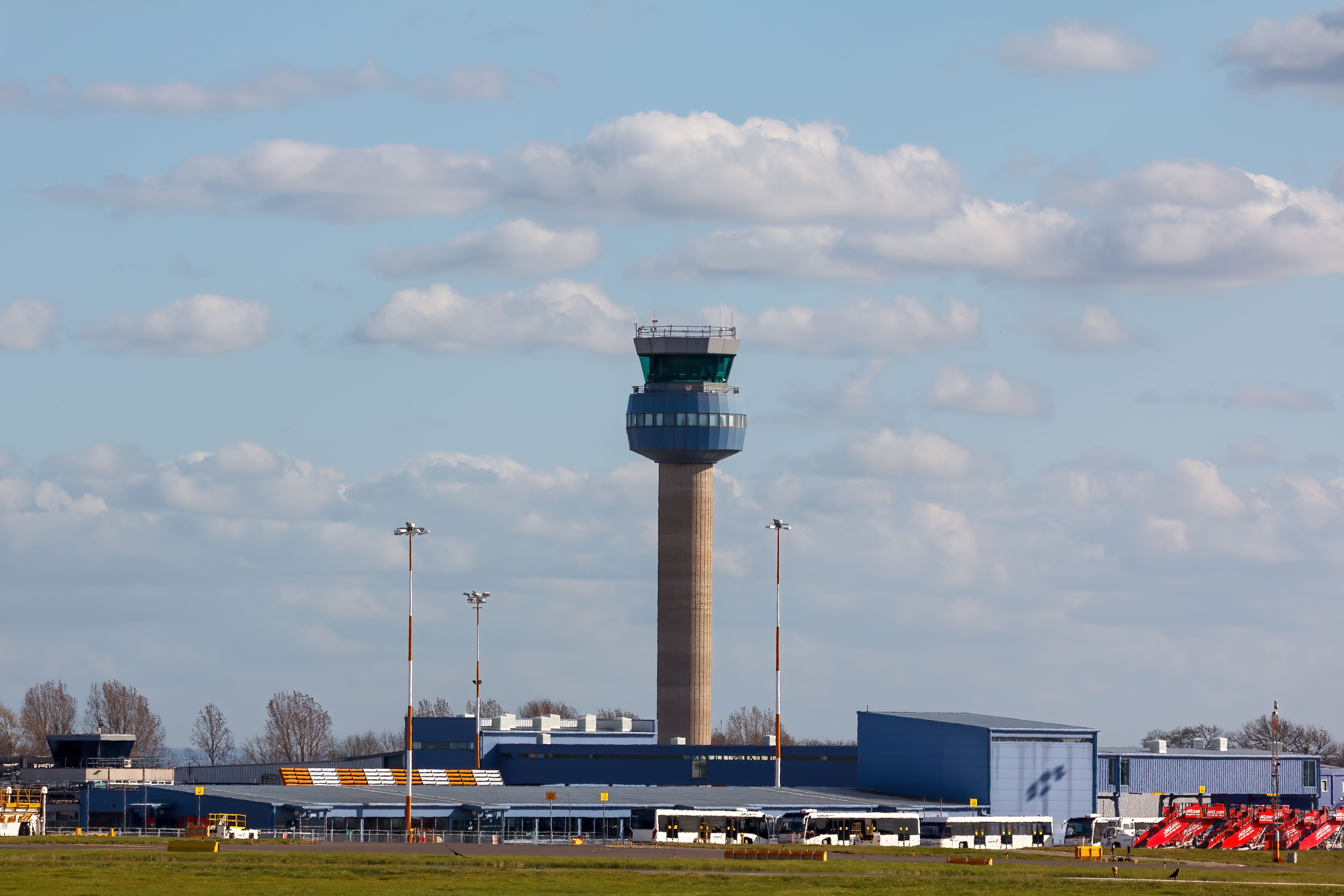 Control Tower At East Midlands Airport