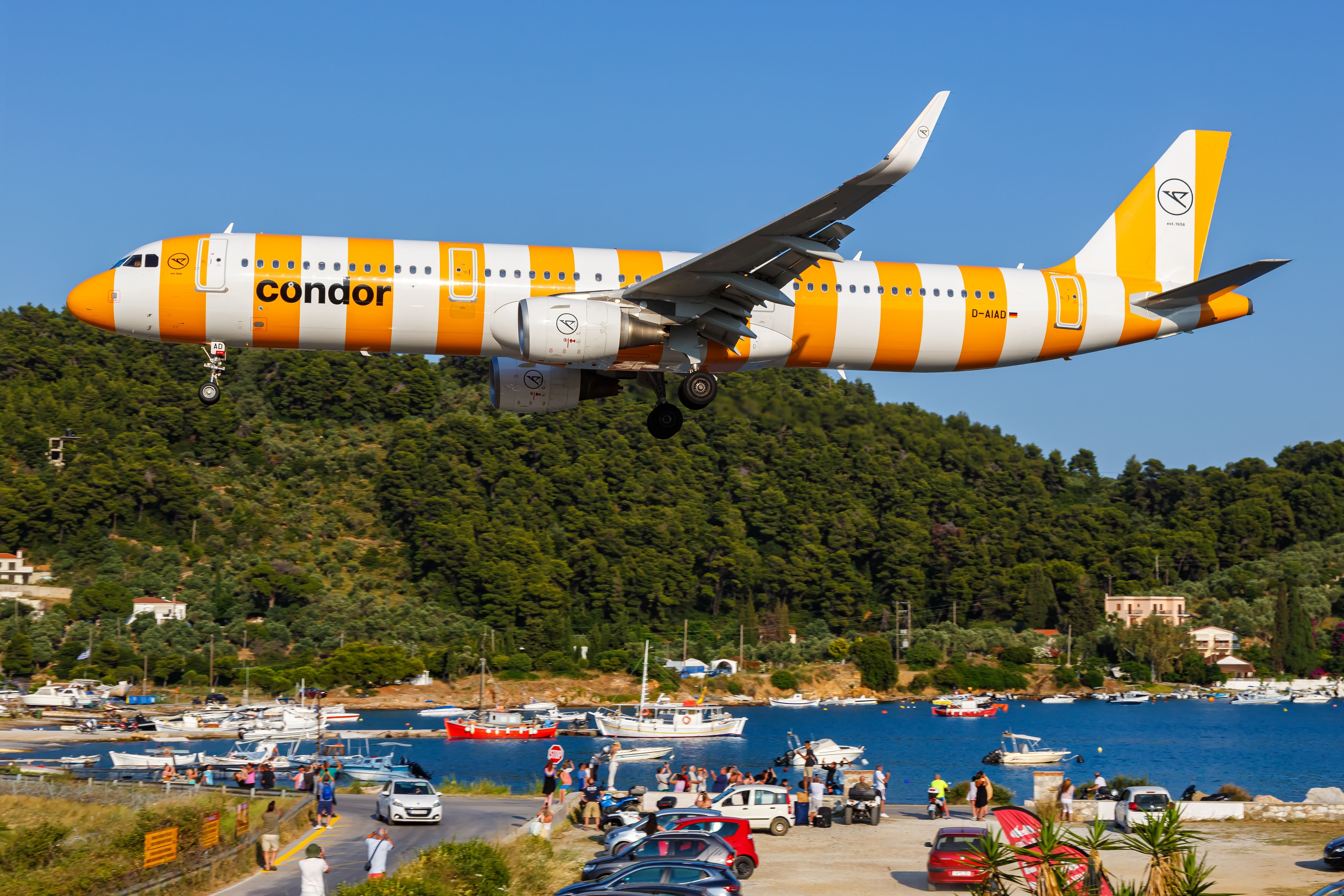 Condor Airbus A321 Landing In Skiathos
