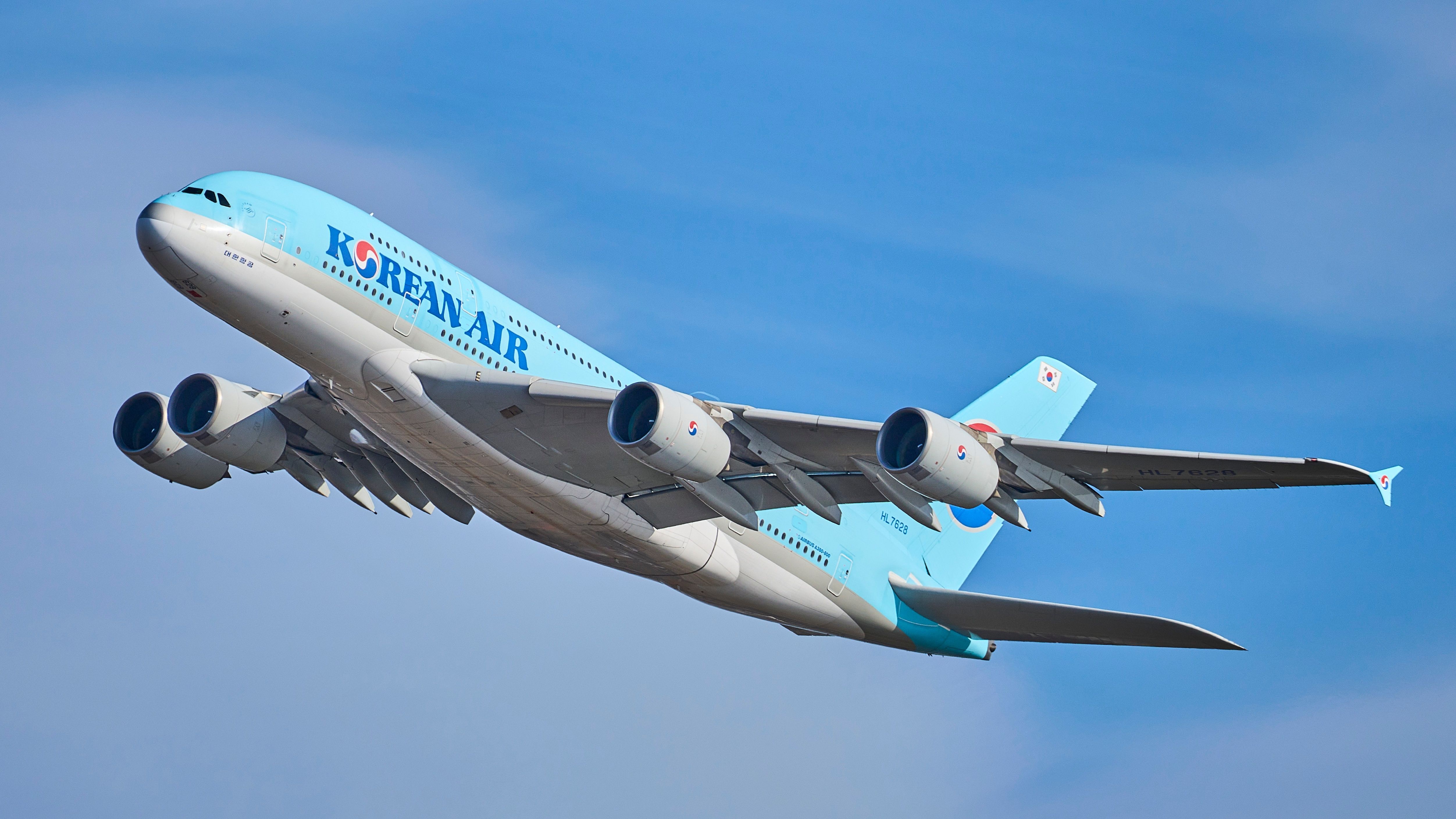 Korean Air Airbus A380 Inflight