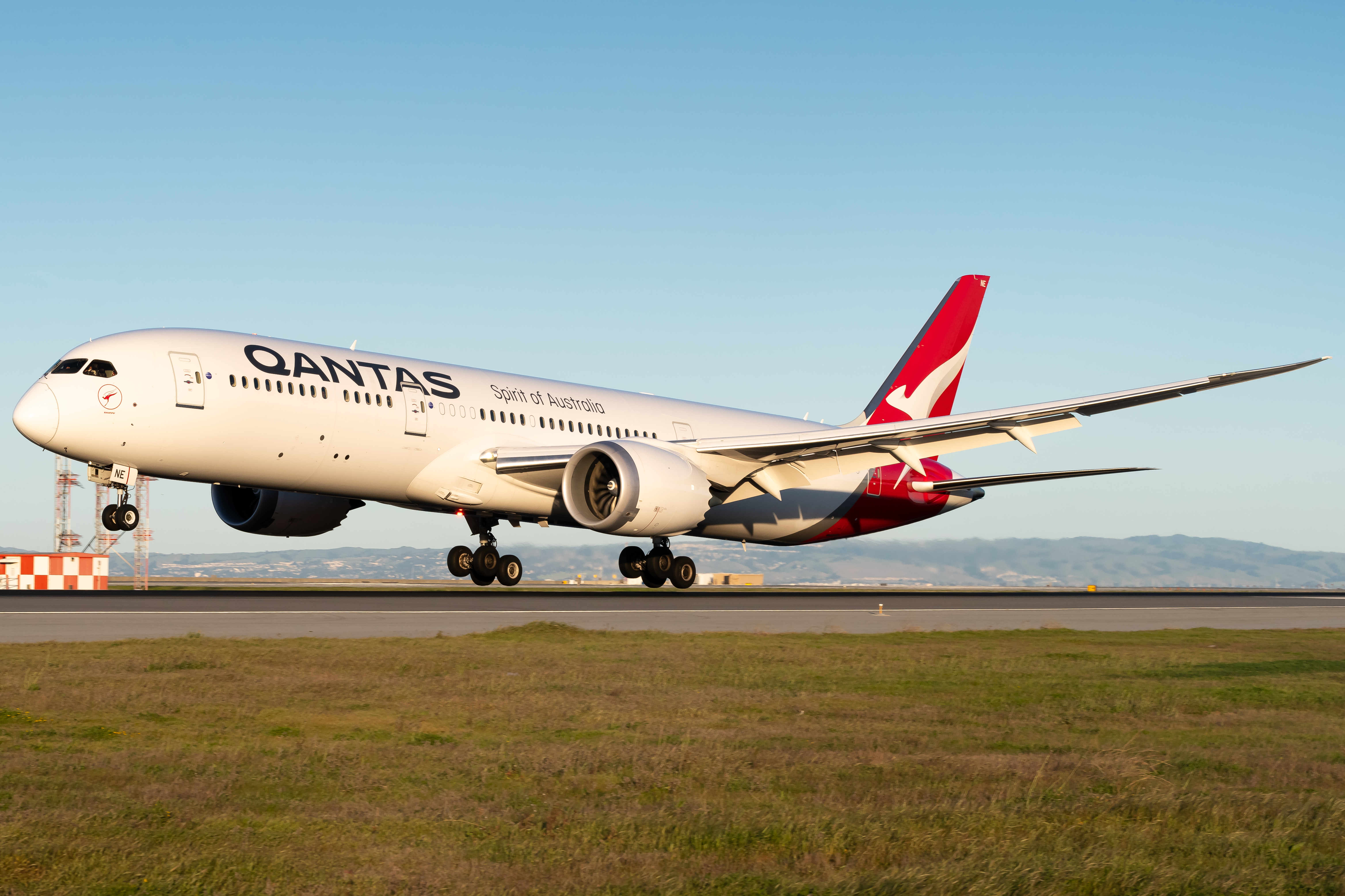 Qantas Boeing 787-9 In San Francisco