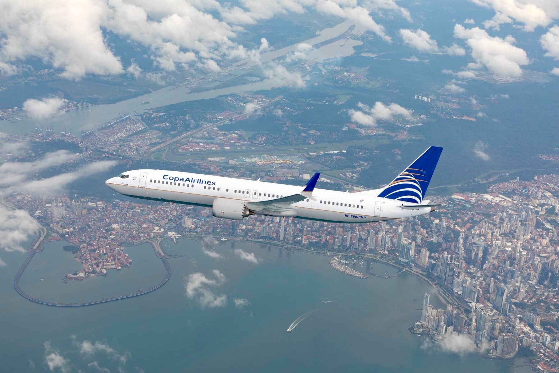 Copa Airlines MAX 9 in flight
