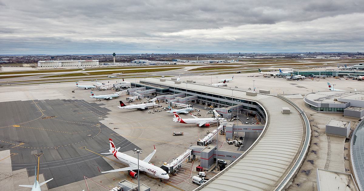 Toronto Pearson International Airport.