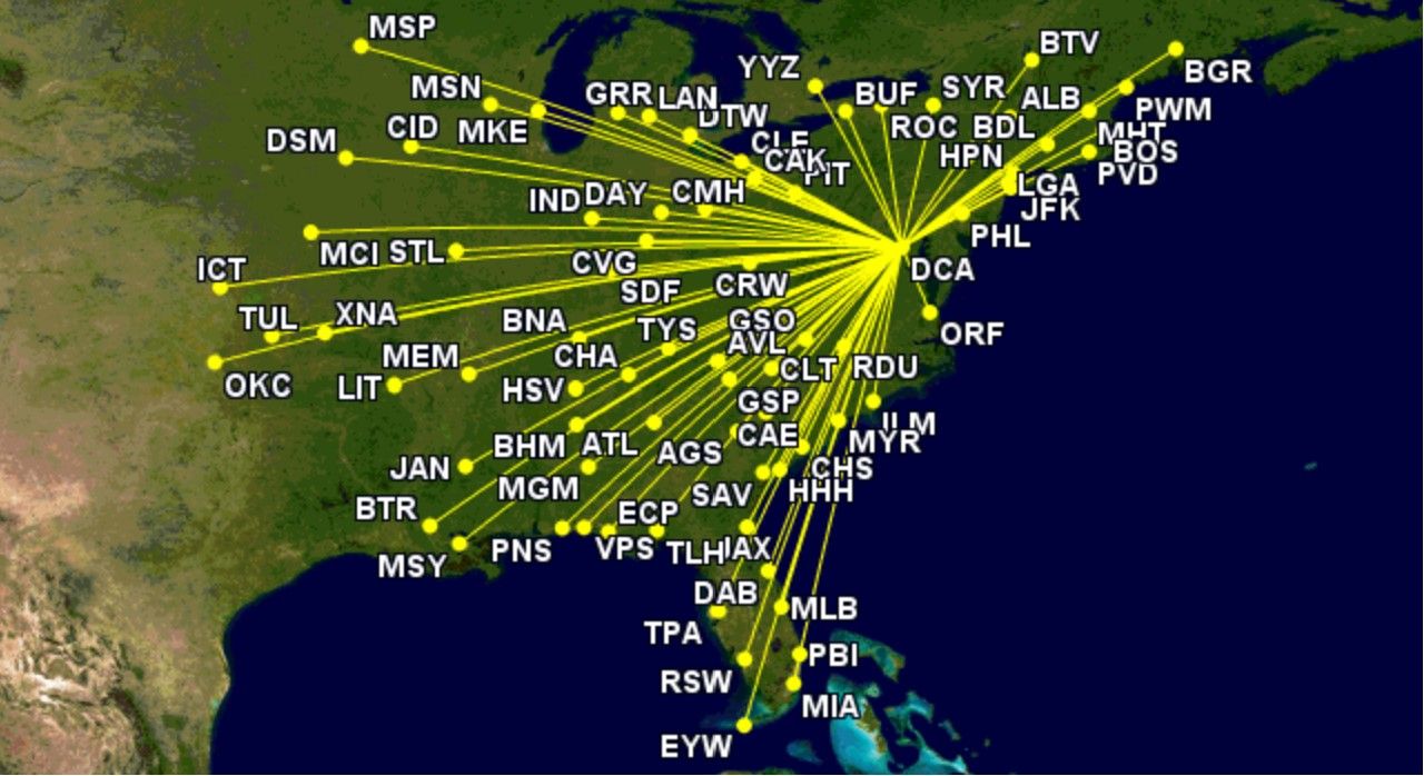 The USA s 10 Largest Airlines By Flights