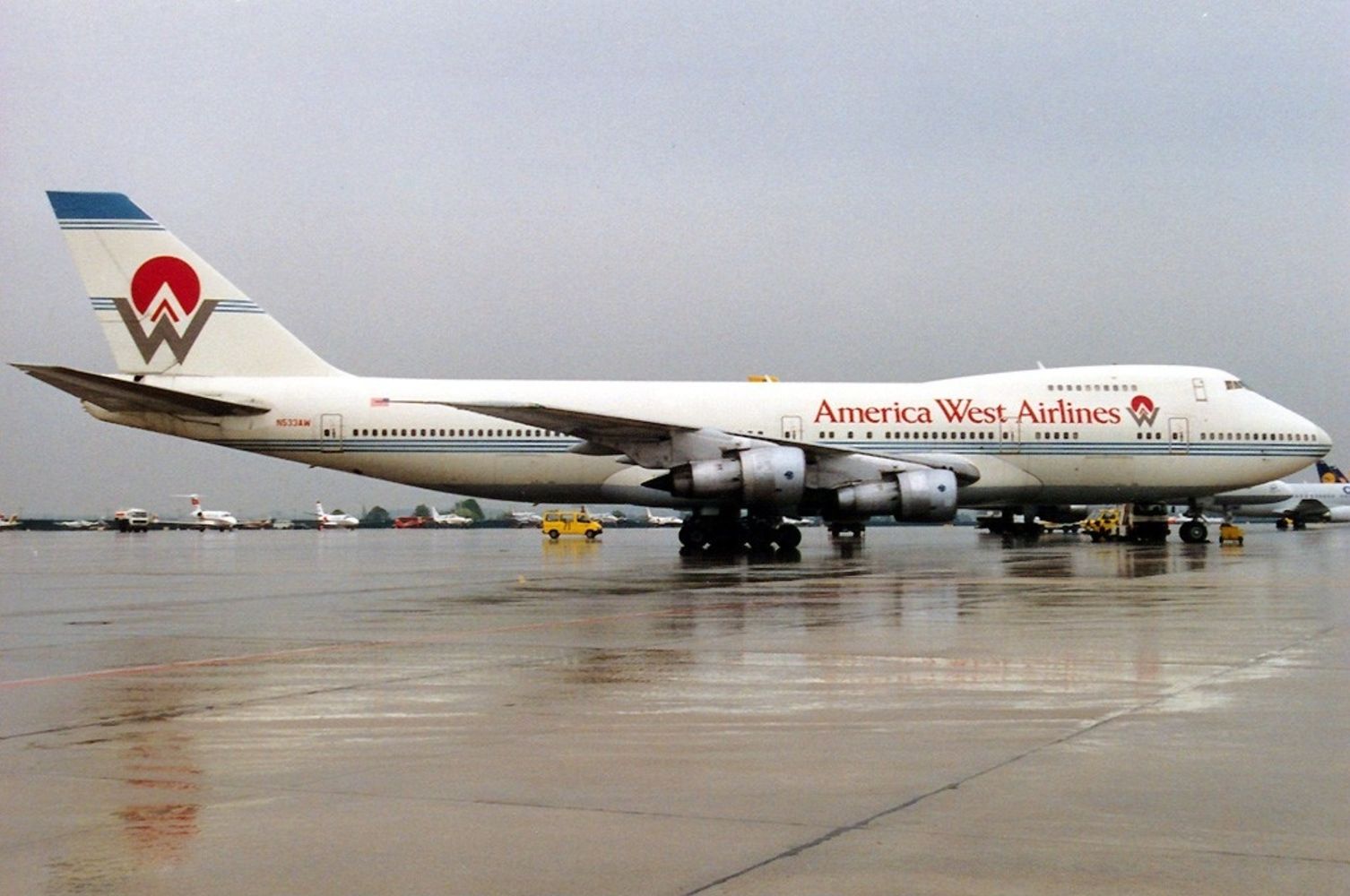 America West Airlines Boeing 747