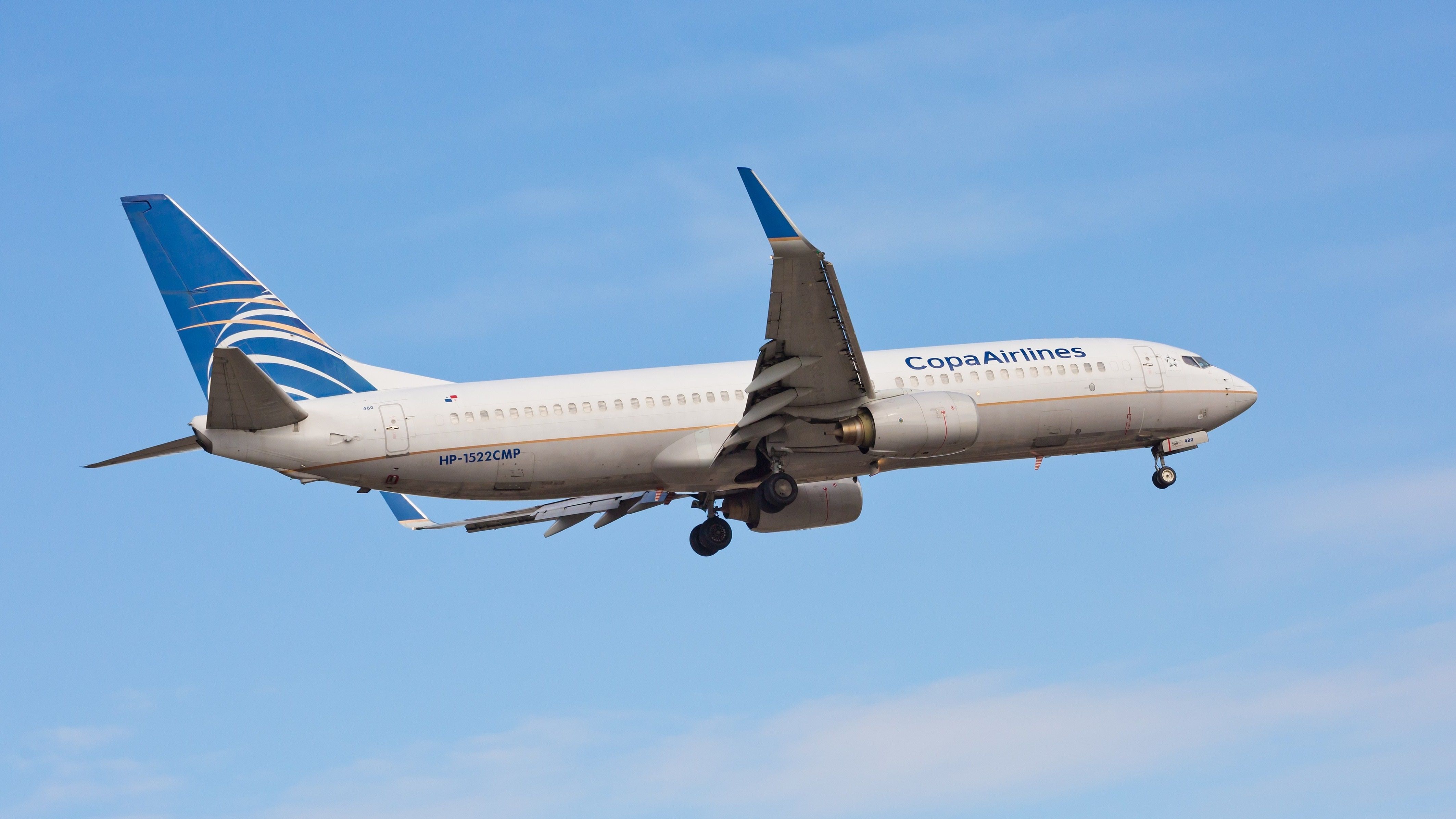 Copa Airlines 737 landing