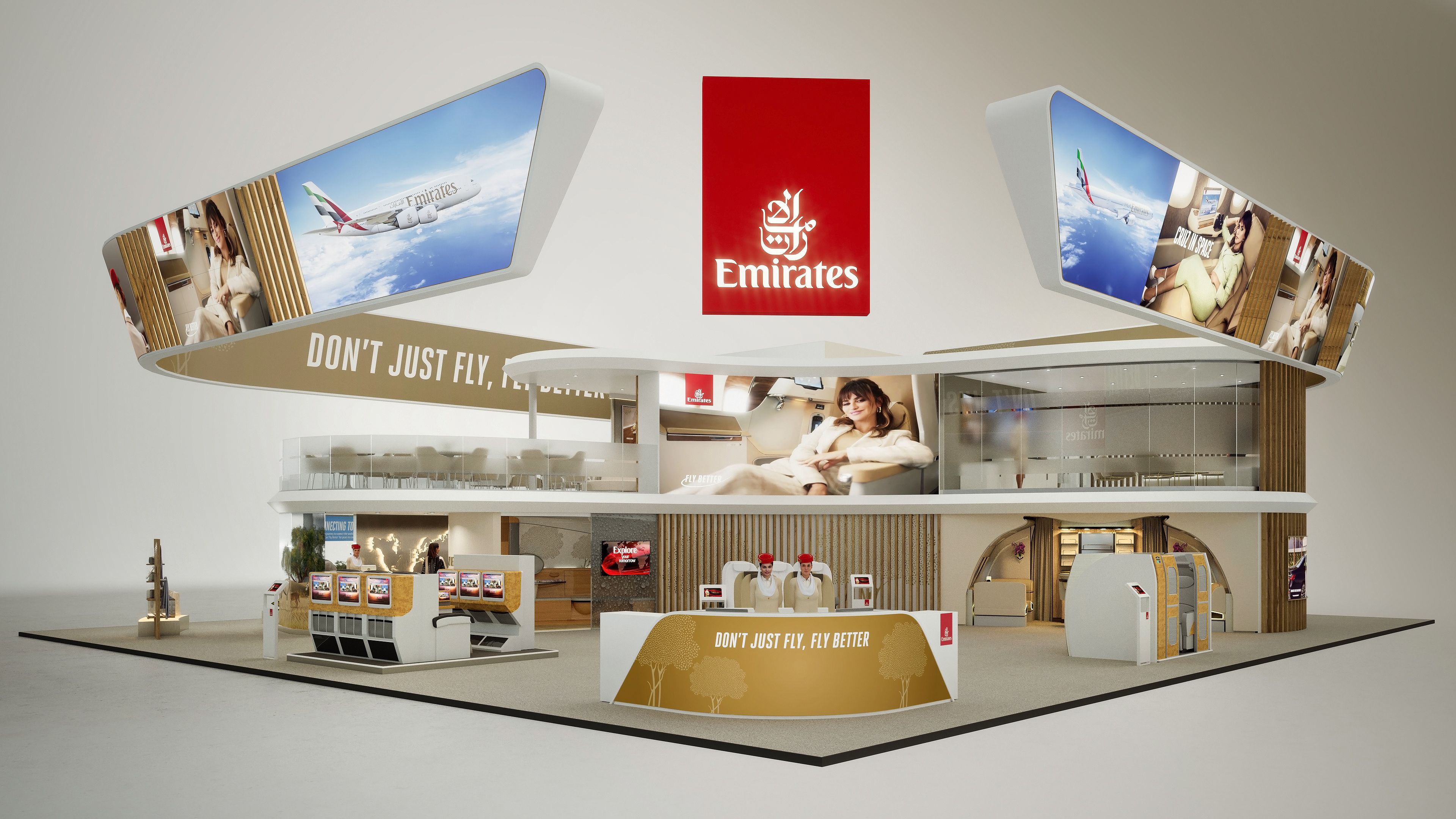 Emirates ITB Berlin Stand Rendering