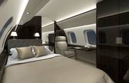 What Interior Options Are Available For The Bombardier Global 8000 