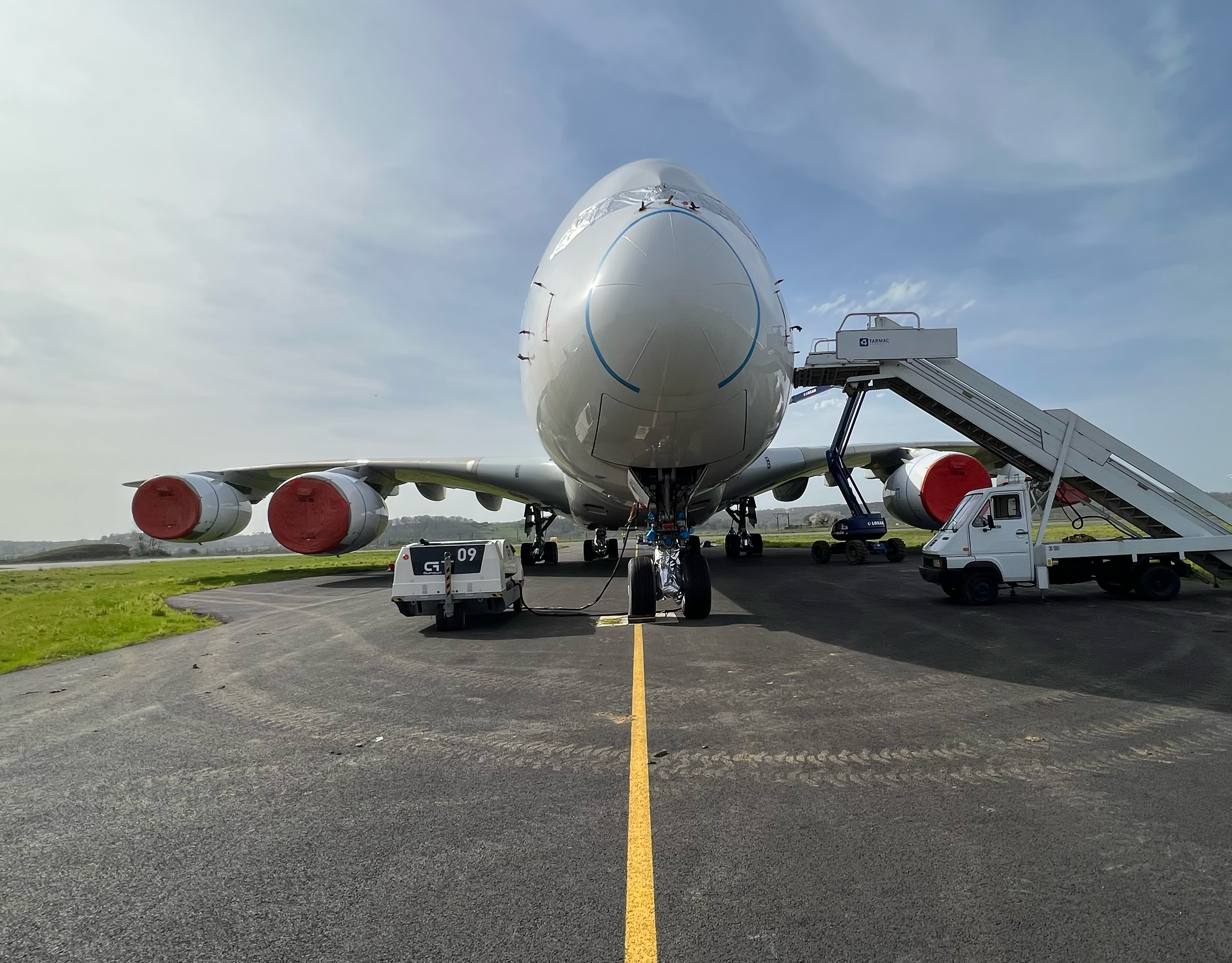 a380 parked
