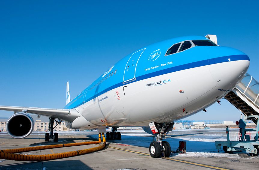 KLM Airbus A330 nose