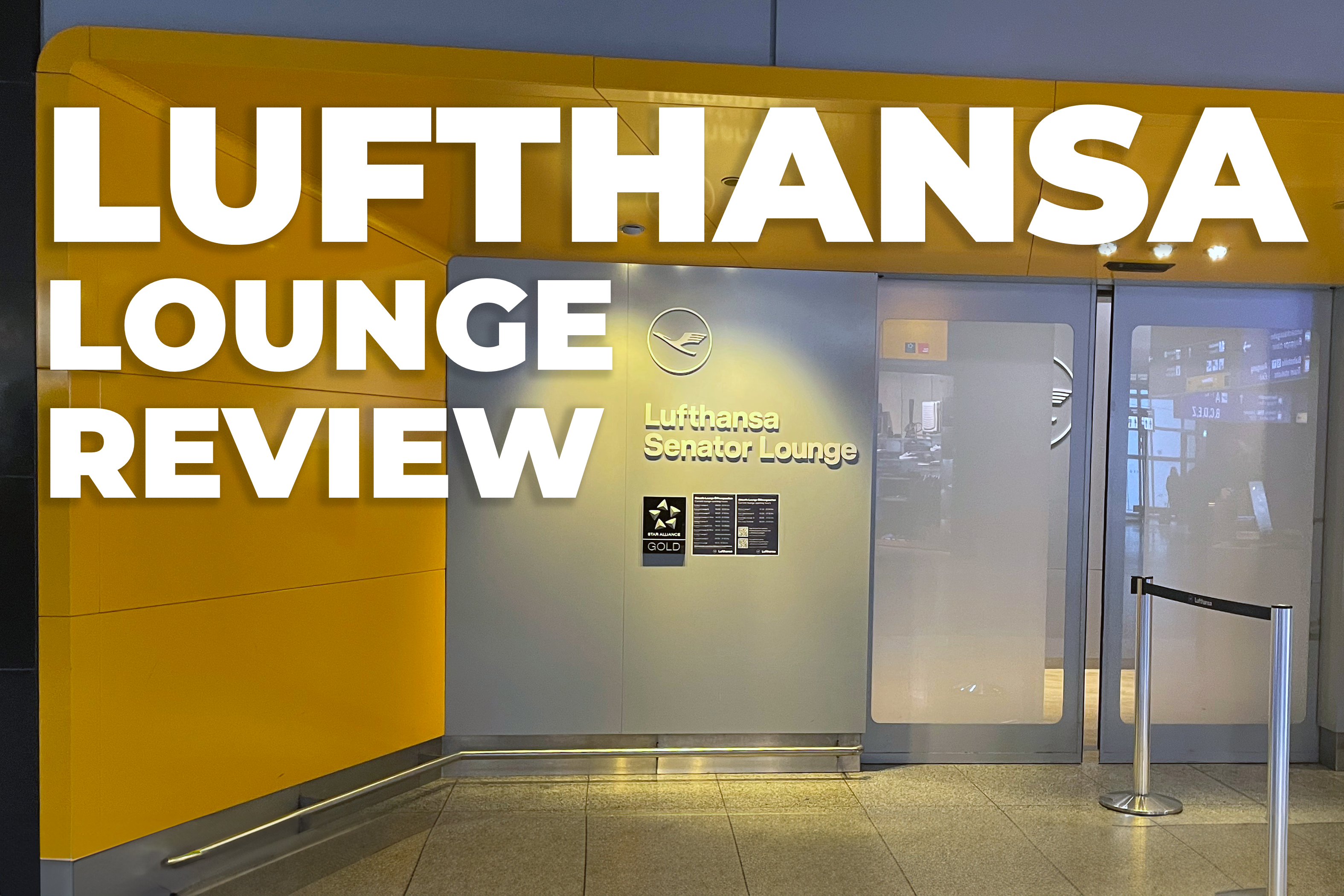 Lufthana Lounge Review Thumbnail