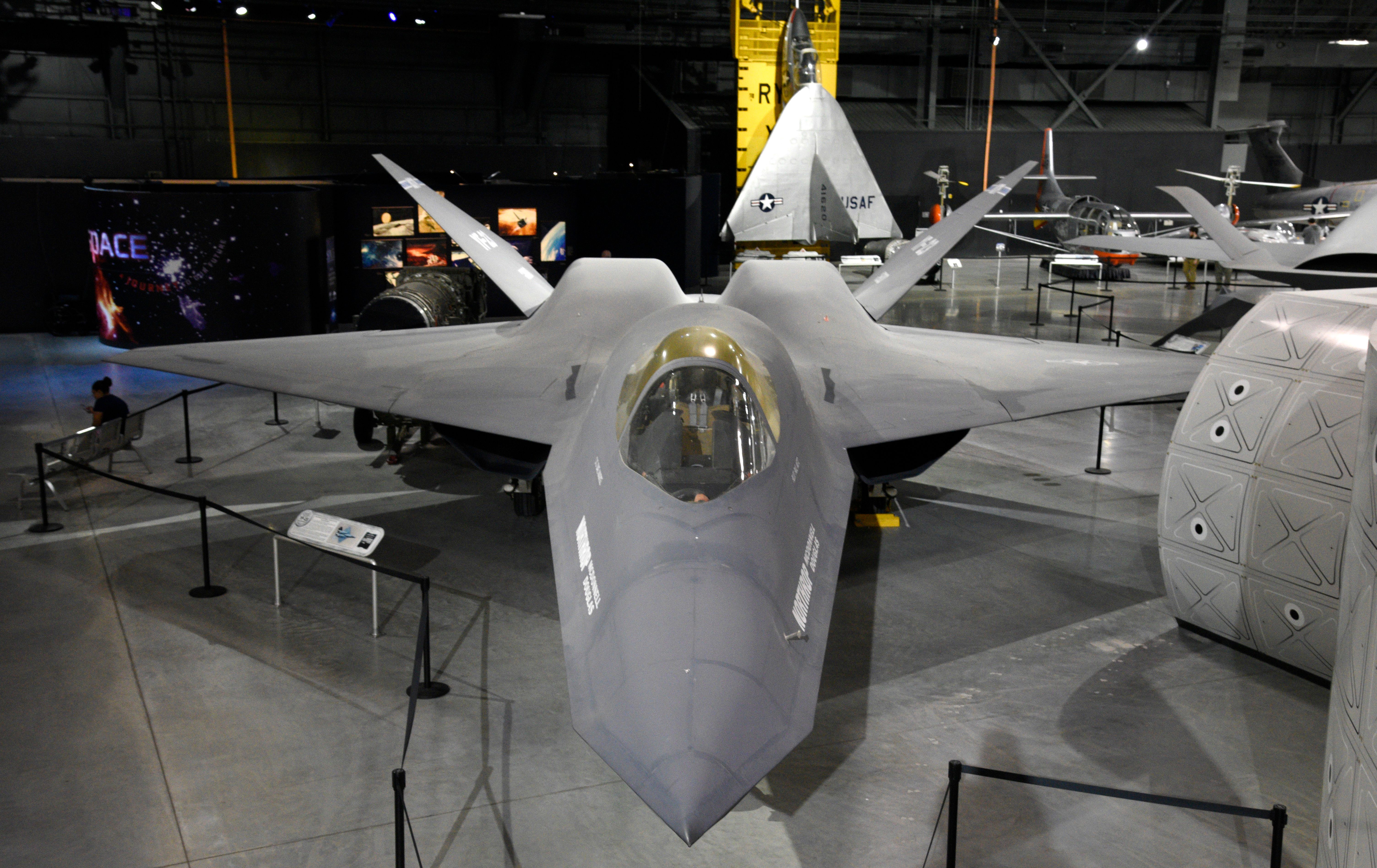 Northrop YF-23 Black Widow on display at the USAF Museum