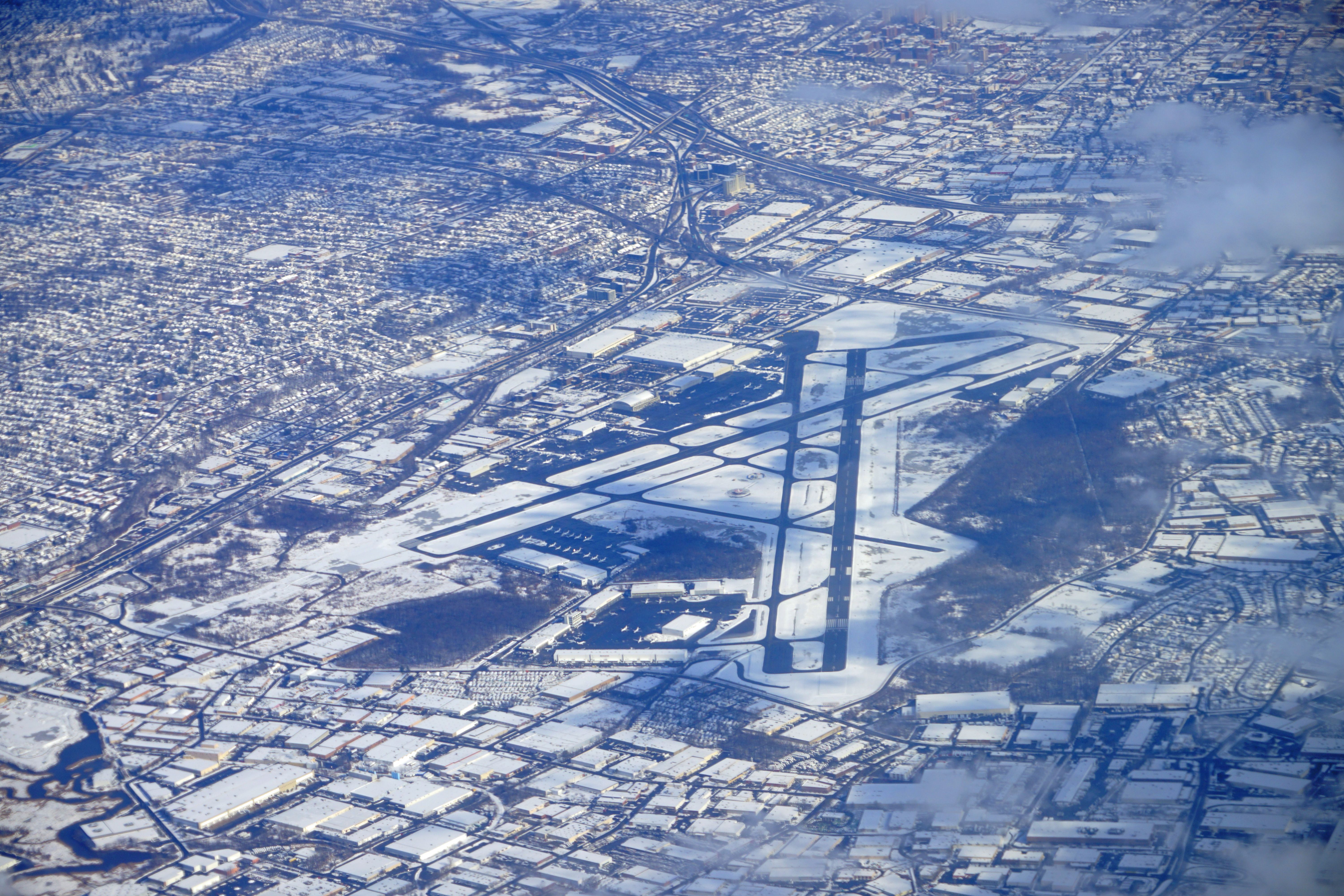  An Aerial view of Teterboro Airport.