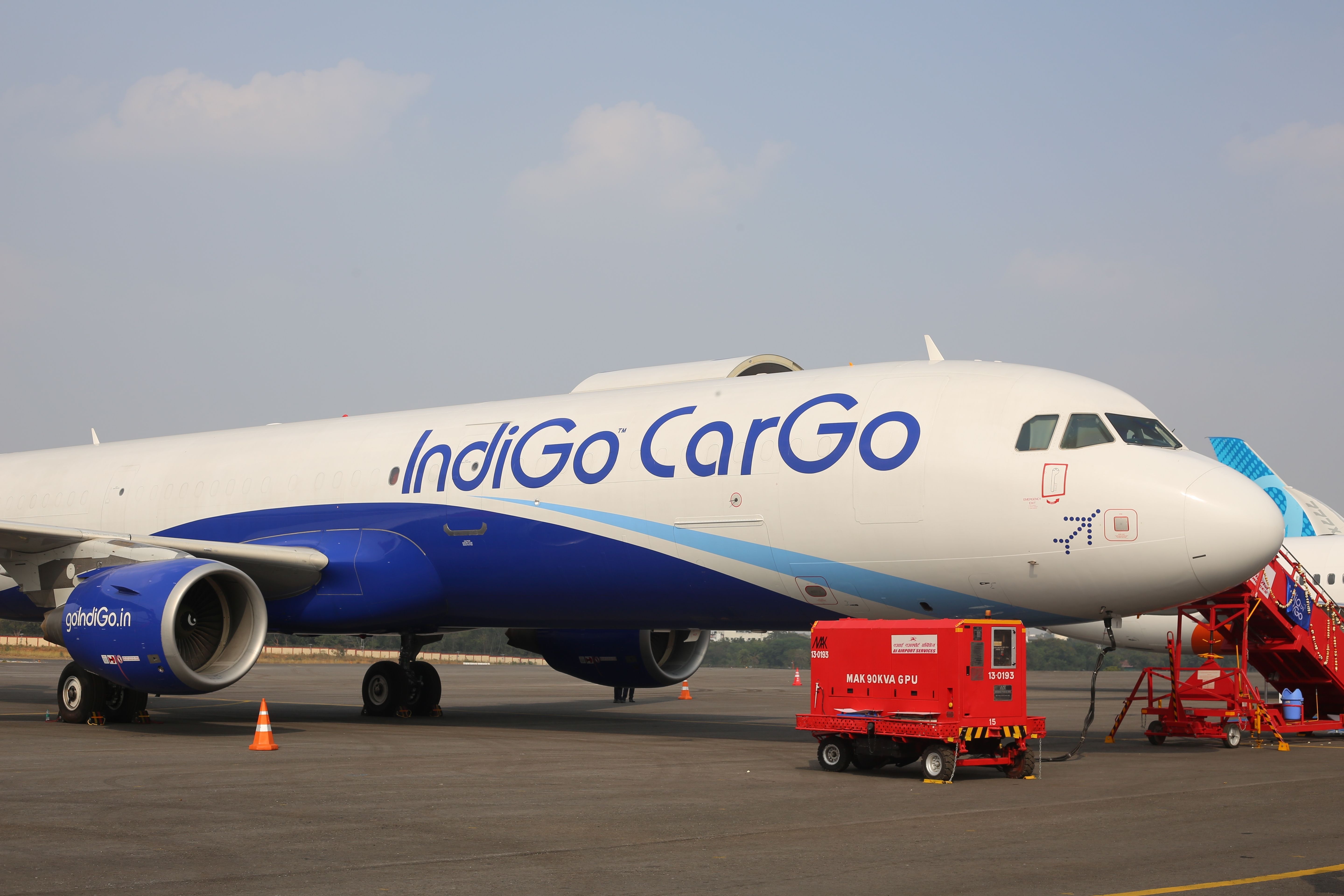 IndiGo CarGo Airbus A321P2F aircraft