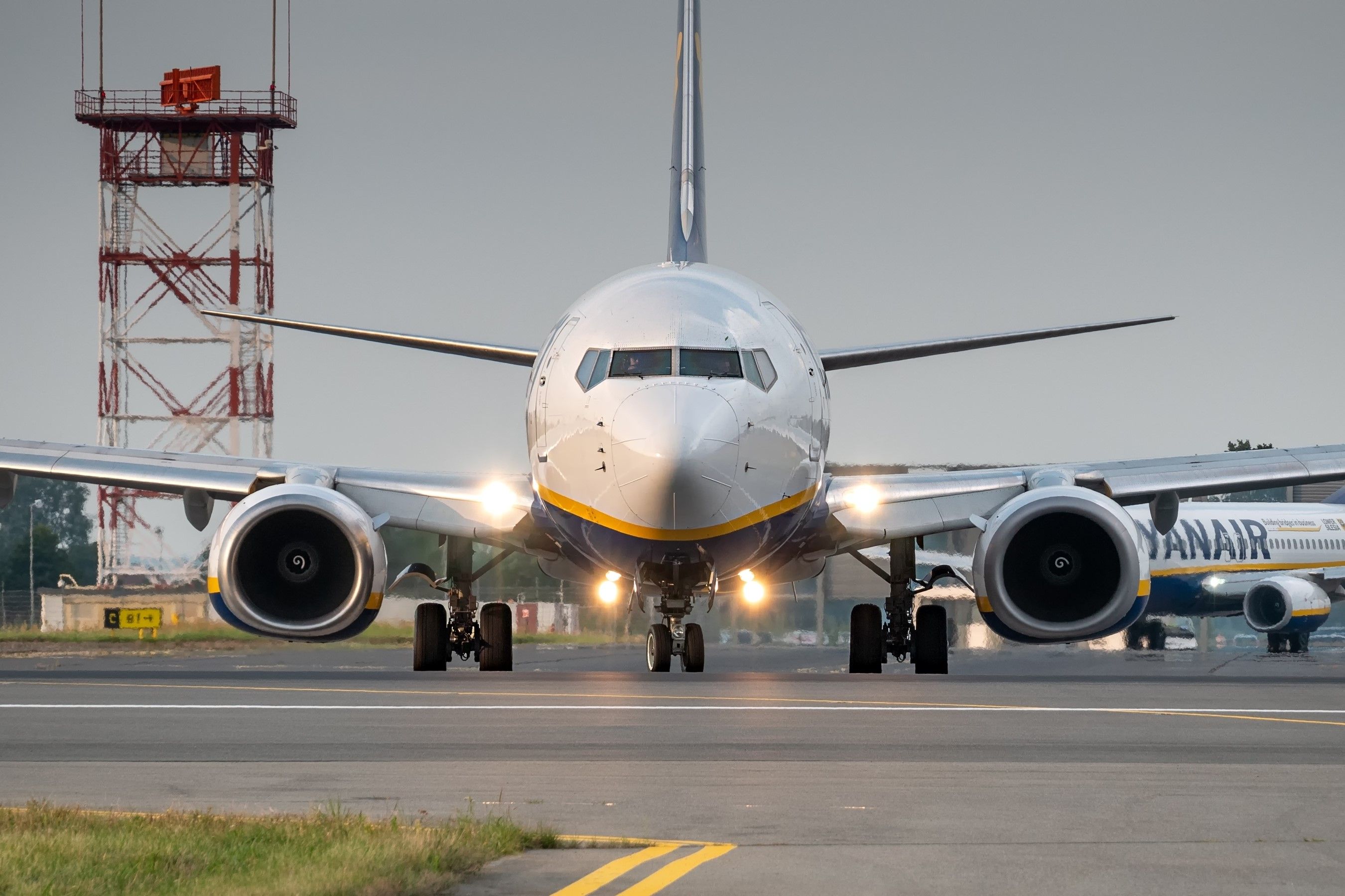 Ryanair Boeing 737 MAX Taxiing In Wroclaw