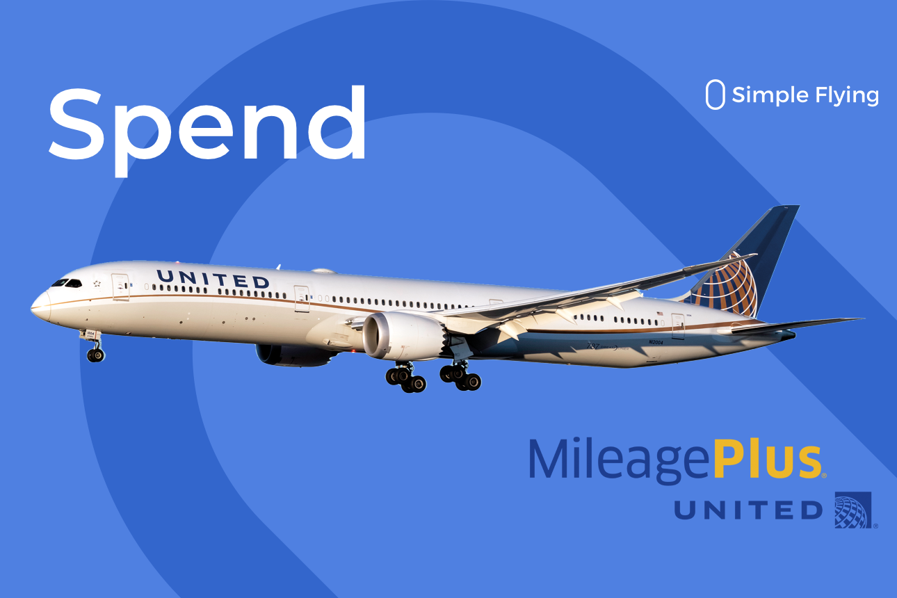 A United Airlines aircraft.