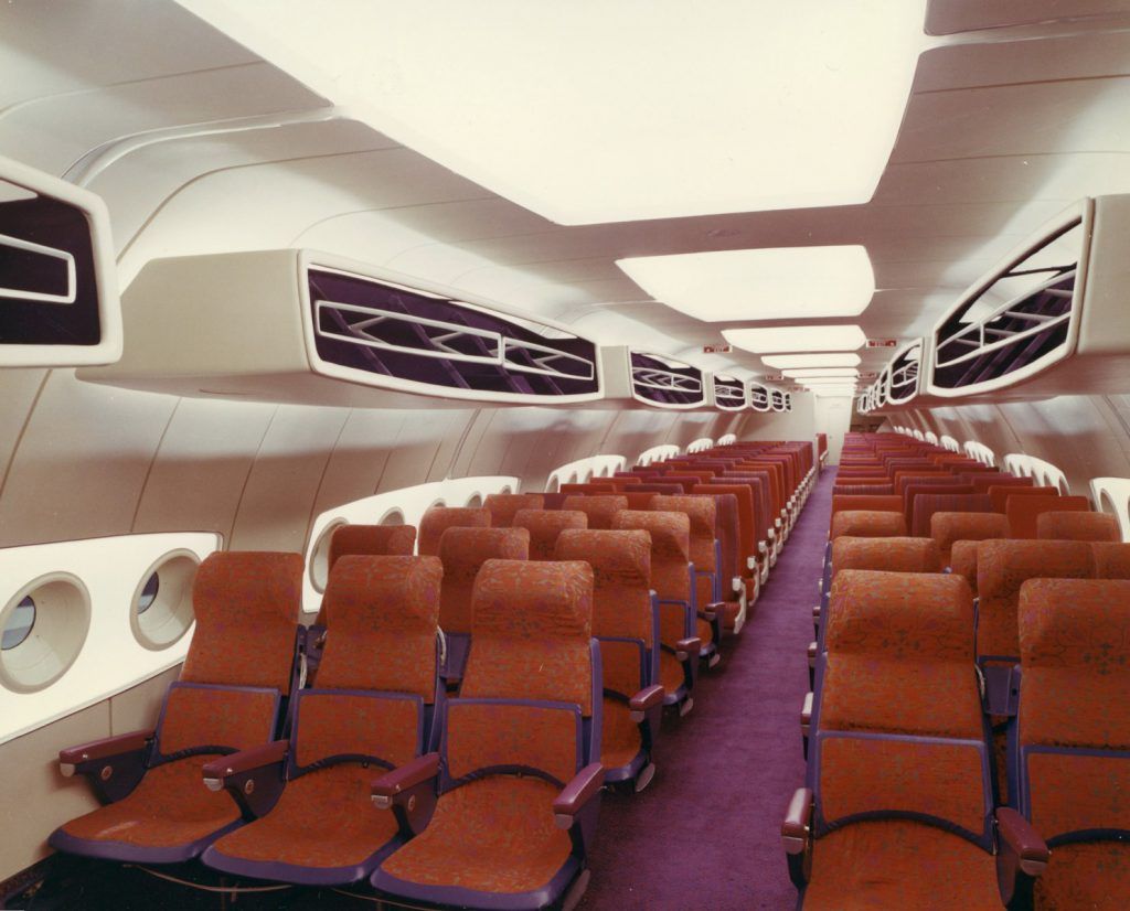 Boeing 2707 cabin mock-up