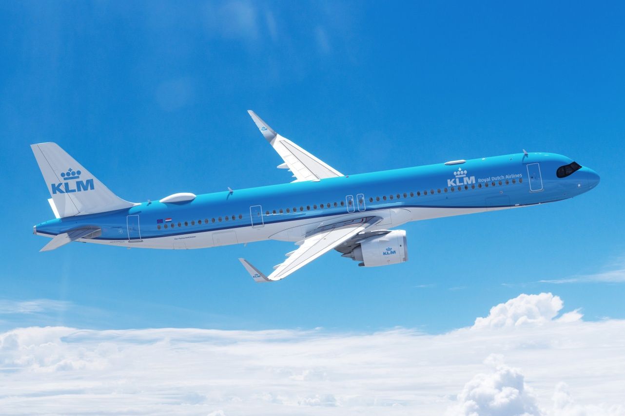 KLM Airbus A321neo rendering.