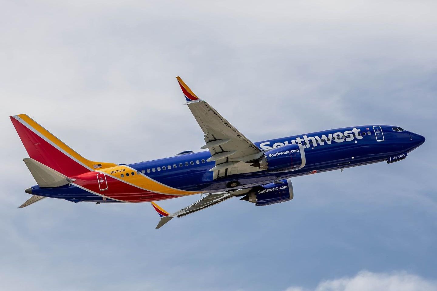 Southwest Airlines Boeing 737 MAX 8.