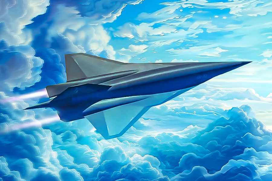 Rendering of next generation fighter jet