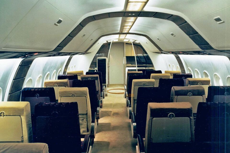 Boeing 2707 cabin mock-up