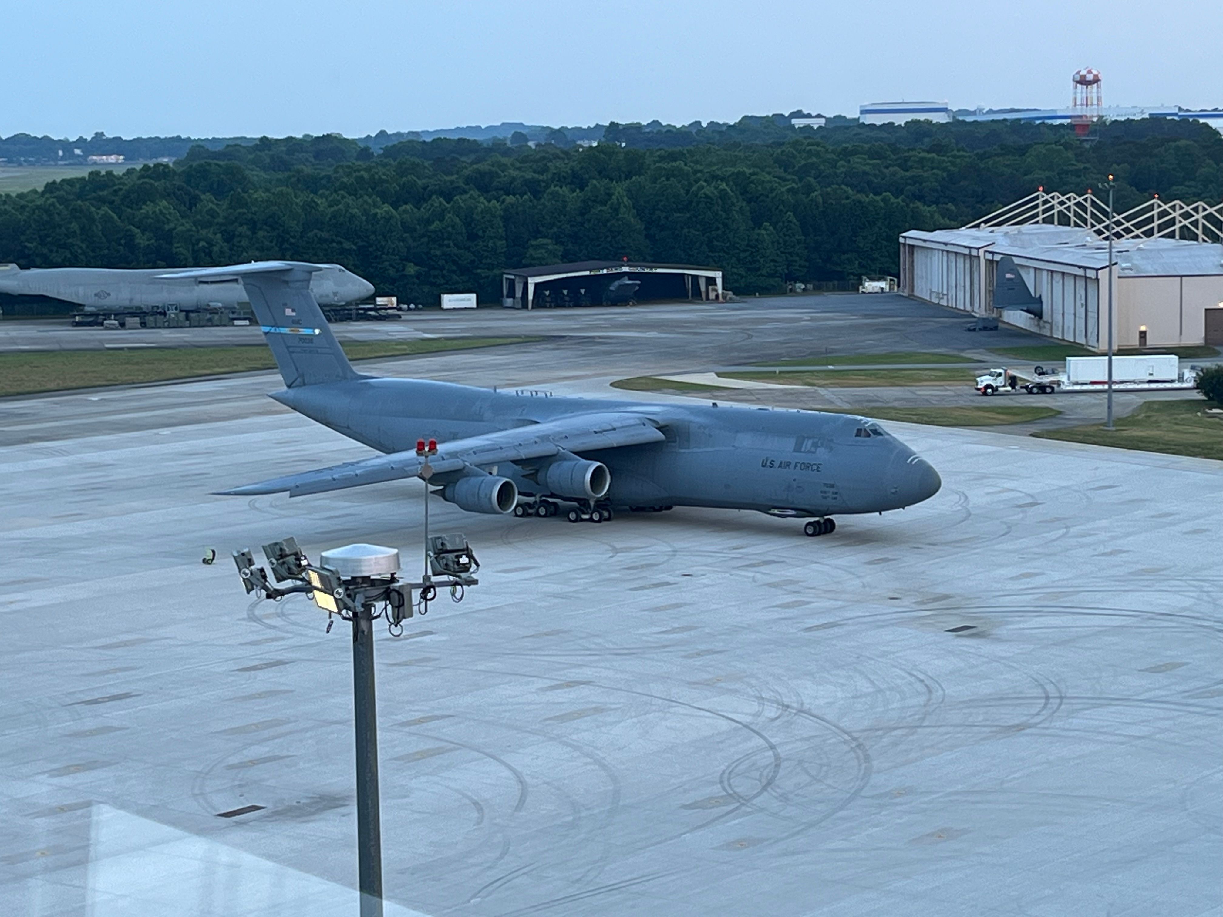 A C-5 at the airport