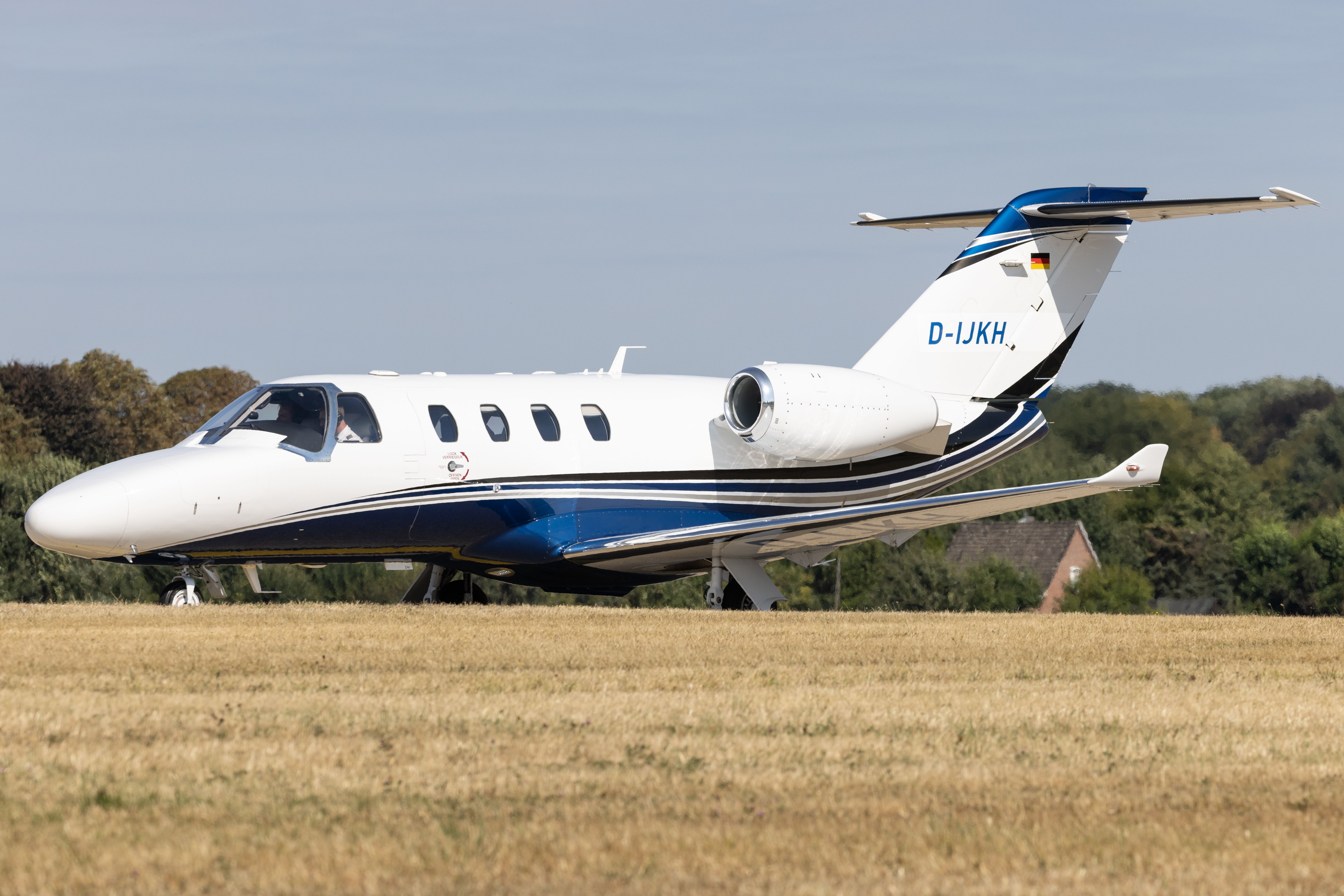 Cessna Citation M2 in Hamburg, Germany shutterstock_2375846015